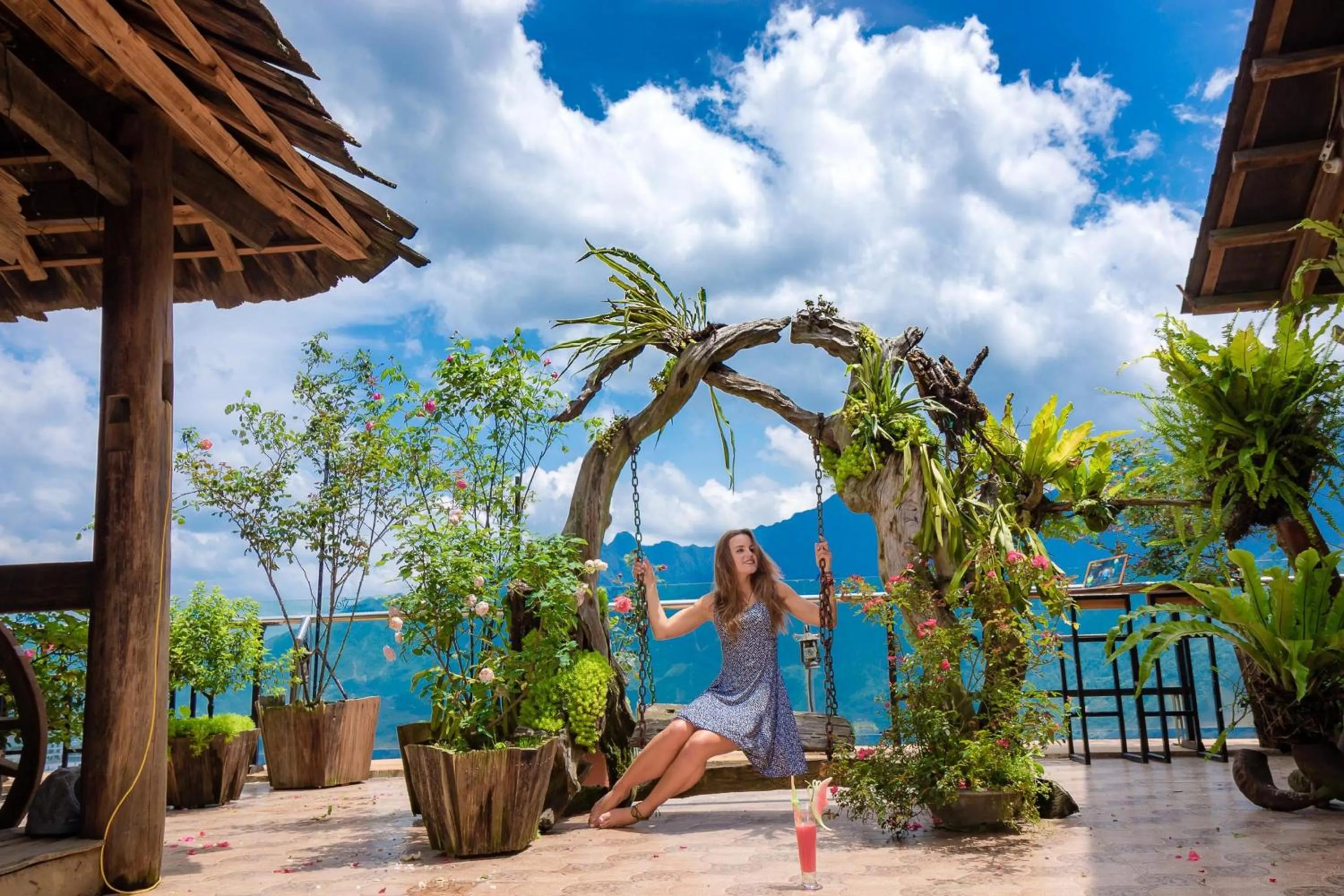 Garden in Chau Long Sapa 2 Hotel