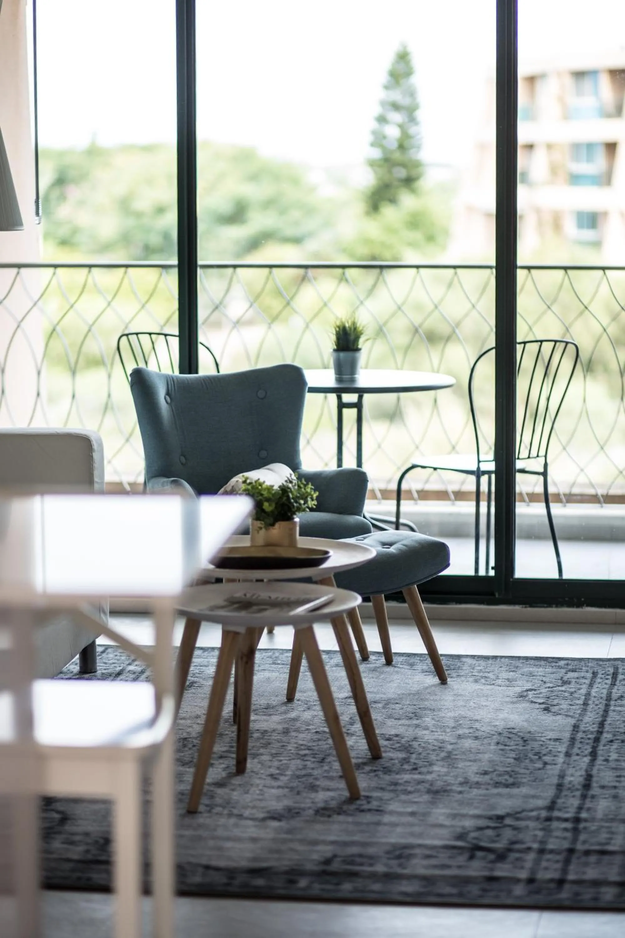 Seating area in Suite Caesar - Neot Golf