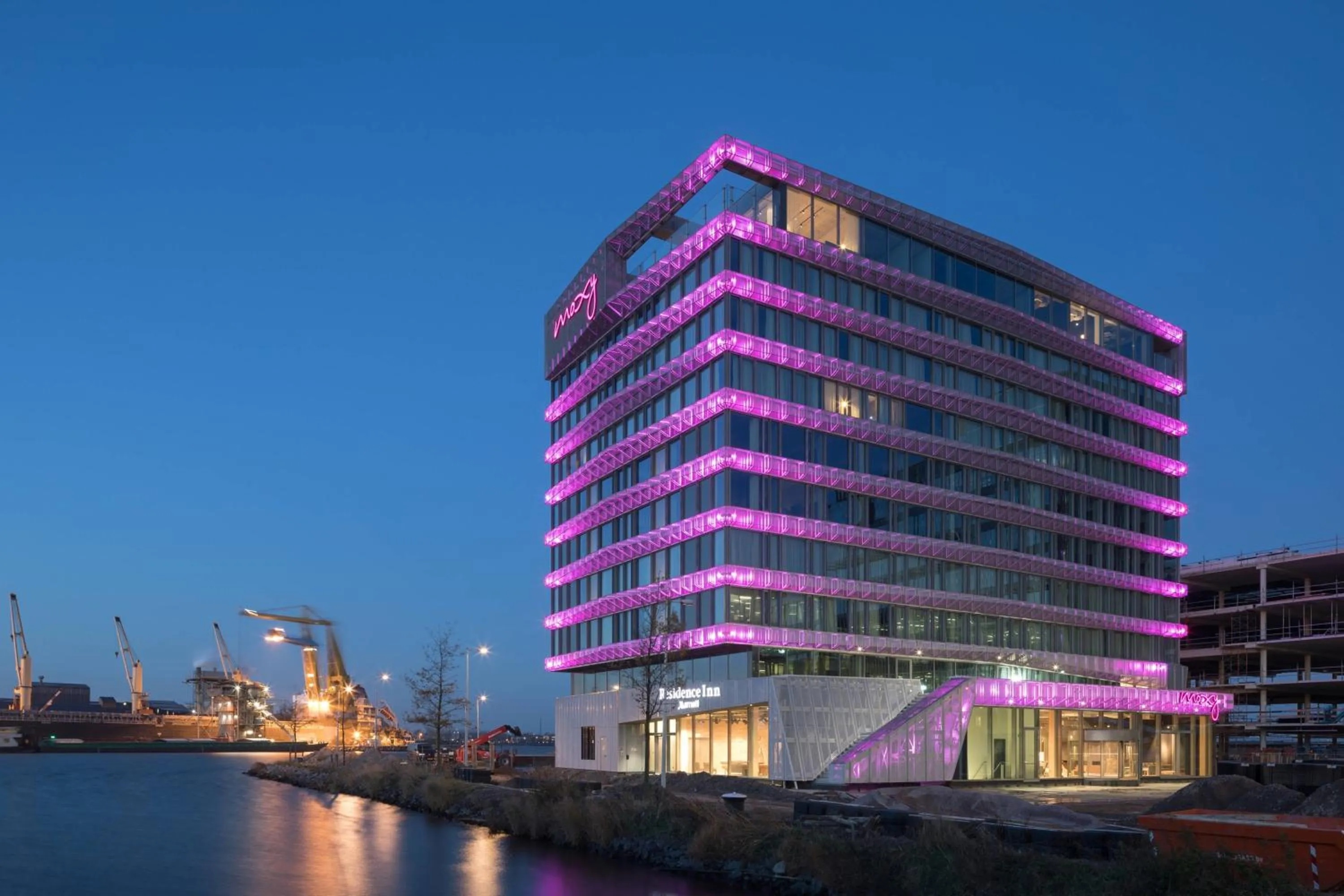 Property building in Moxy Amsterdam Houthavens