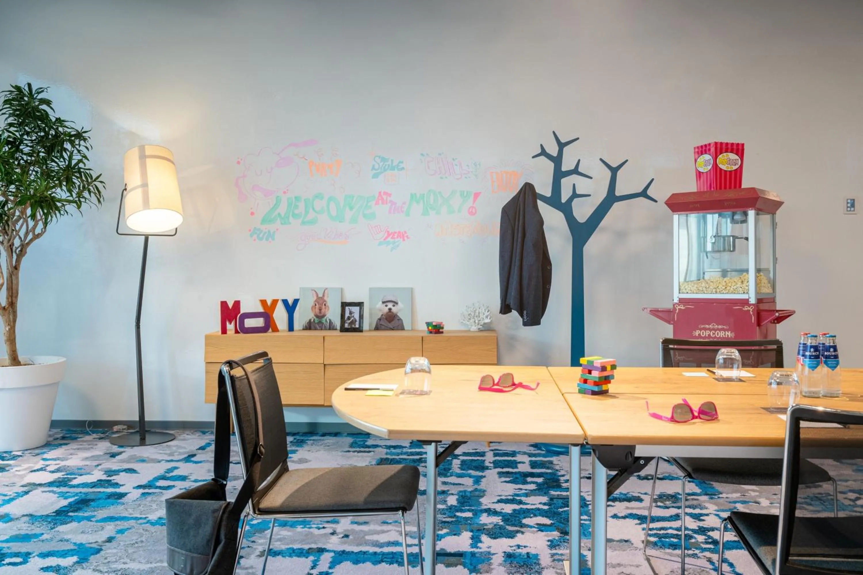 Meeting/conference room in Moxy Amsterdam Houthavens