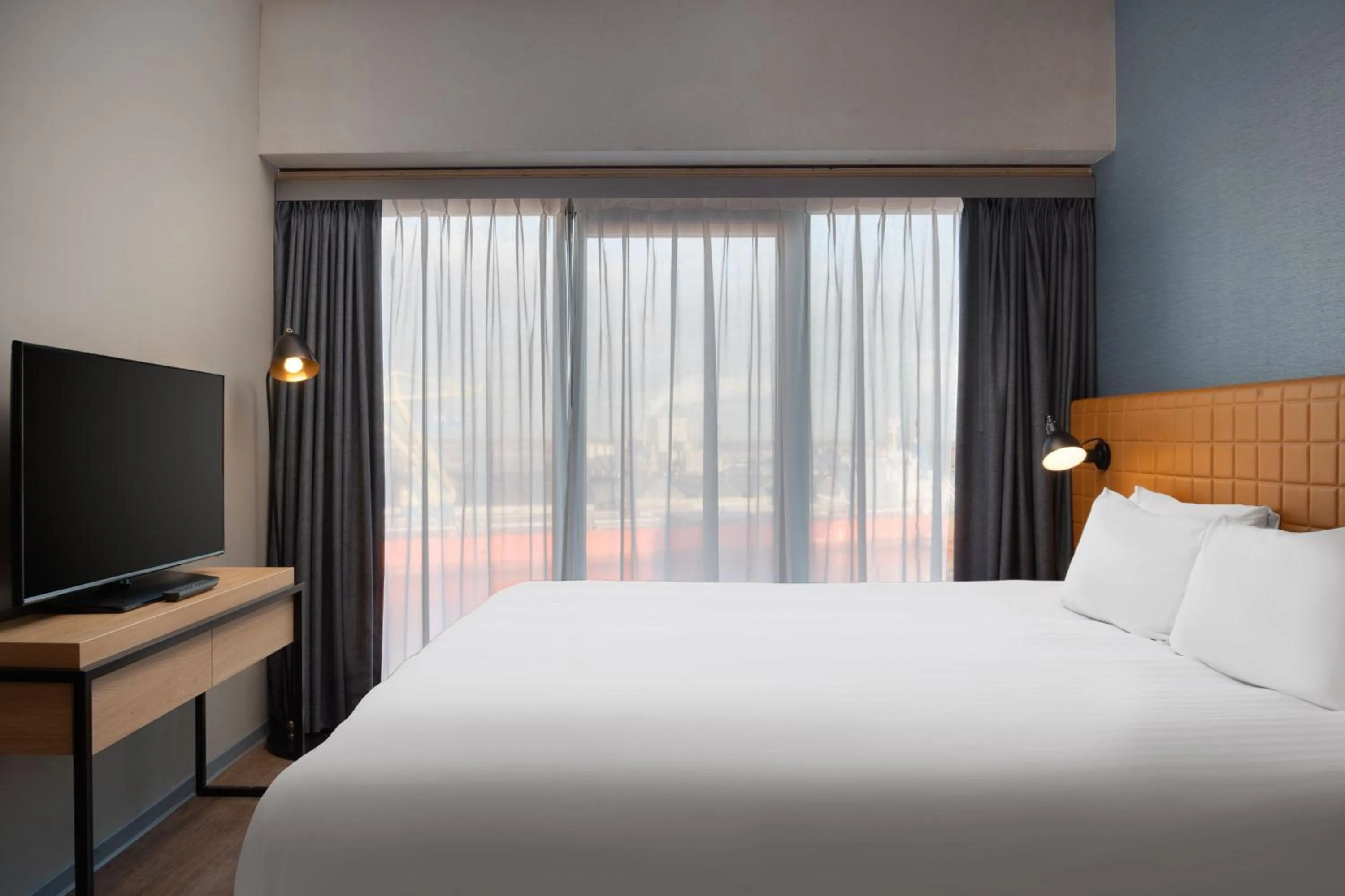 Bedroom, Bed in Residence Inn by Marriott Amsterdam Houthavens