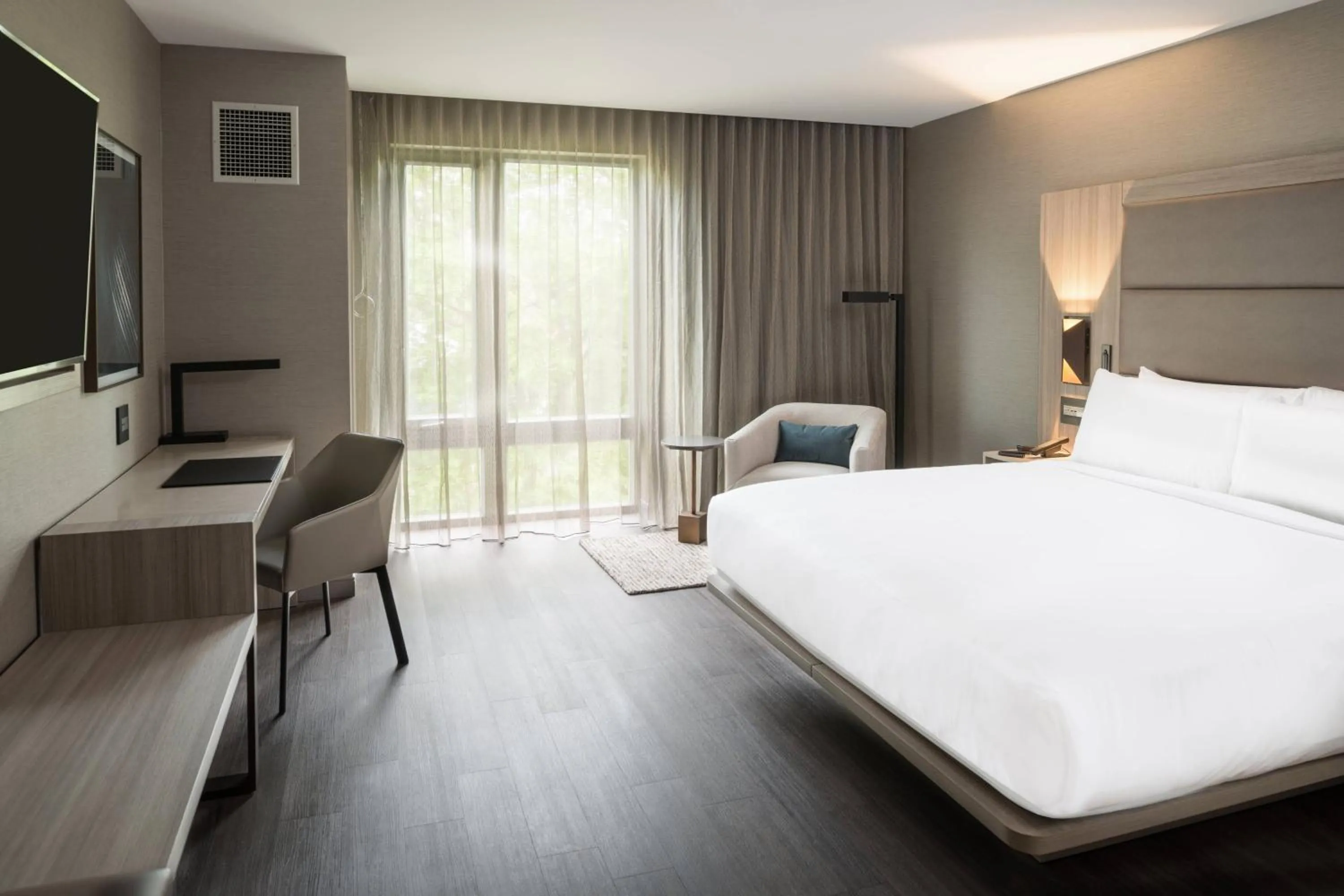 Photo of the whole room, Bed in AC Hotel by Marriott Boston Cleveland Circle