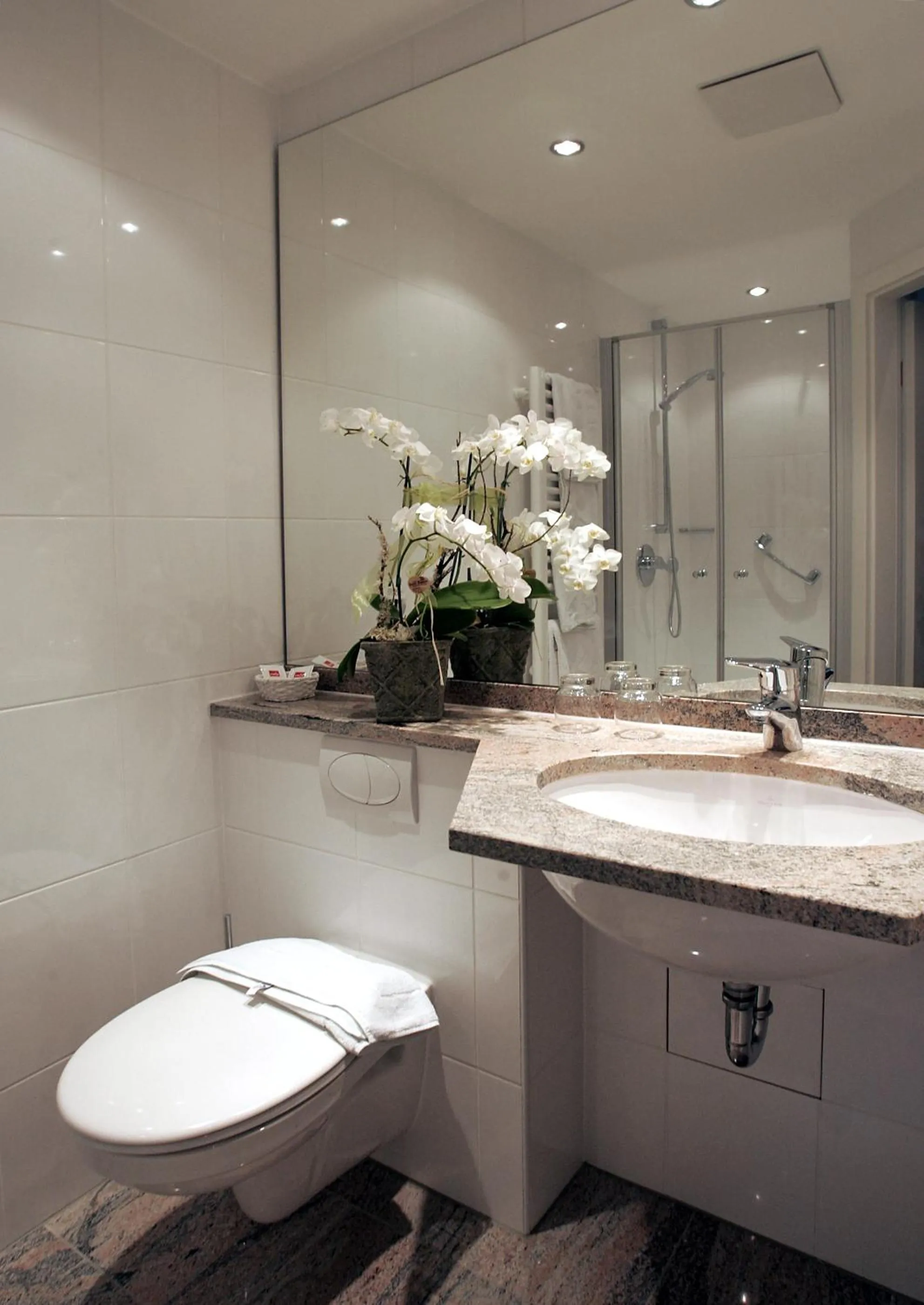 Bathroom in Hotel Burgmeier