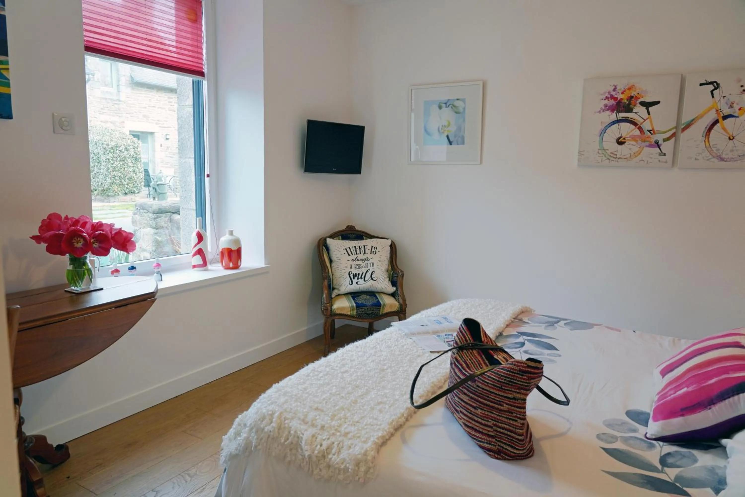 Bed in Chambre d'Hôtes de Suzette