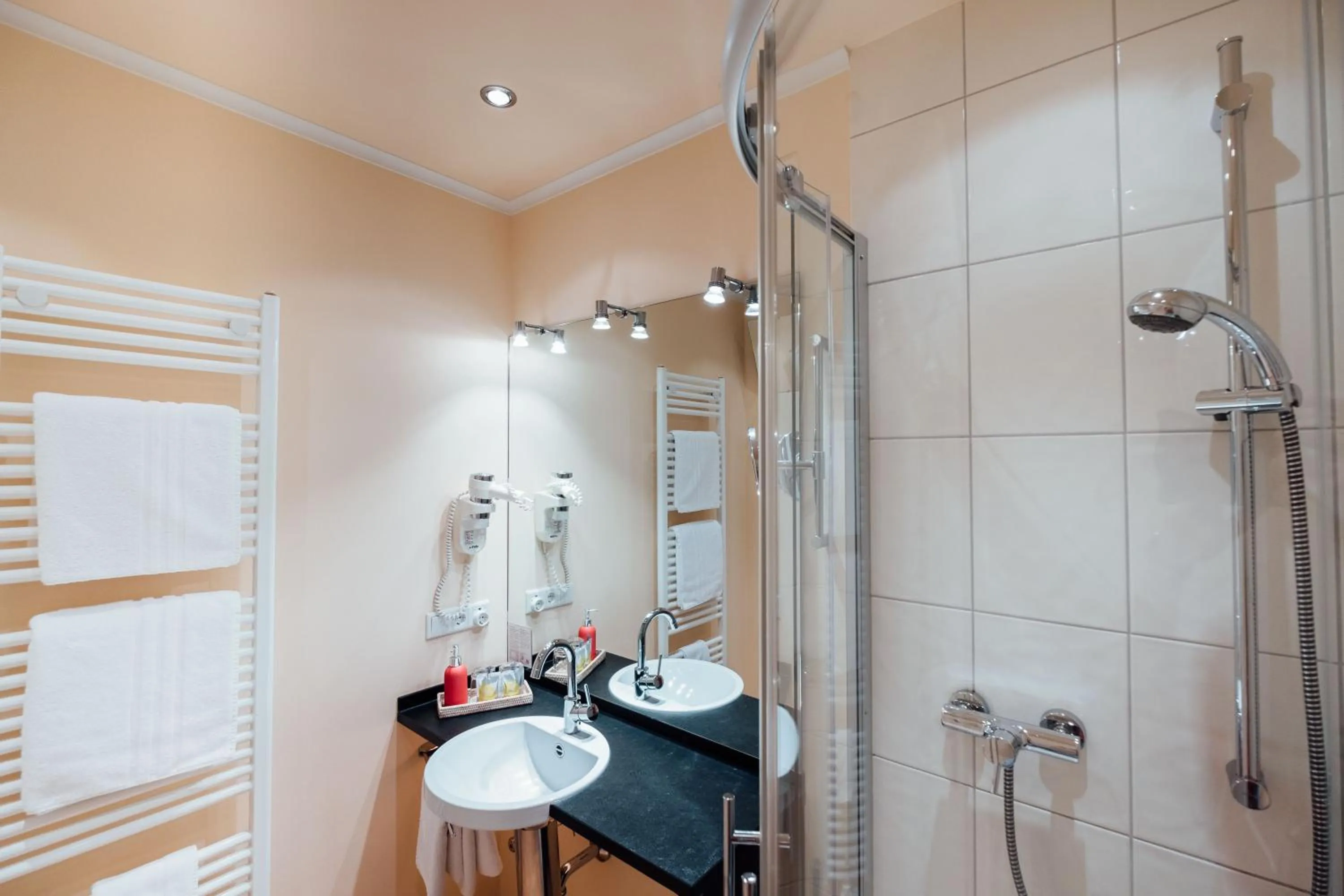 Toilet in Hotel zur Mühle