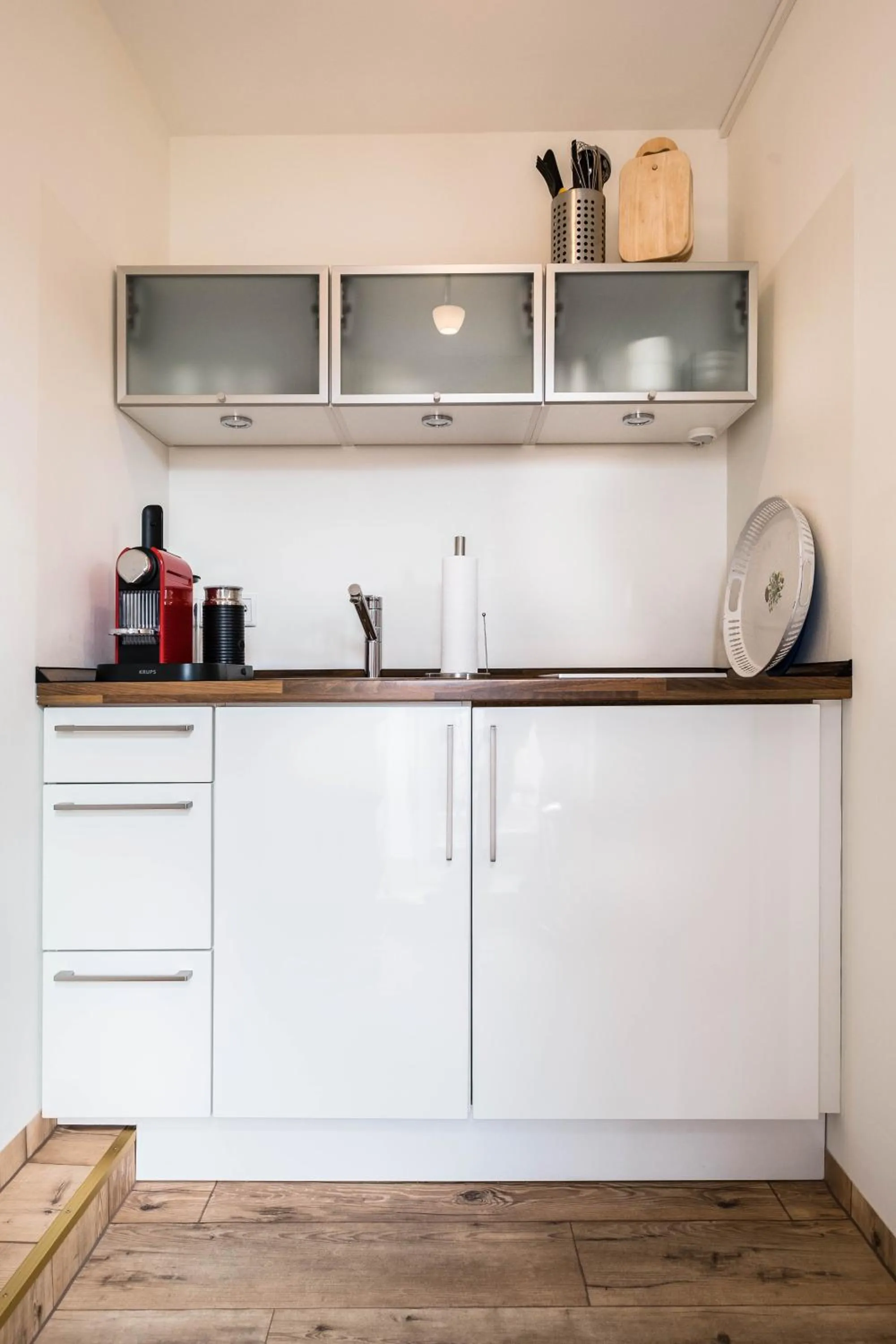 Kitchen or kitchenette in Hotel zur Mühle