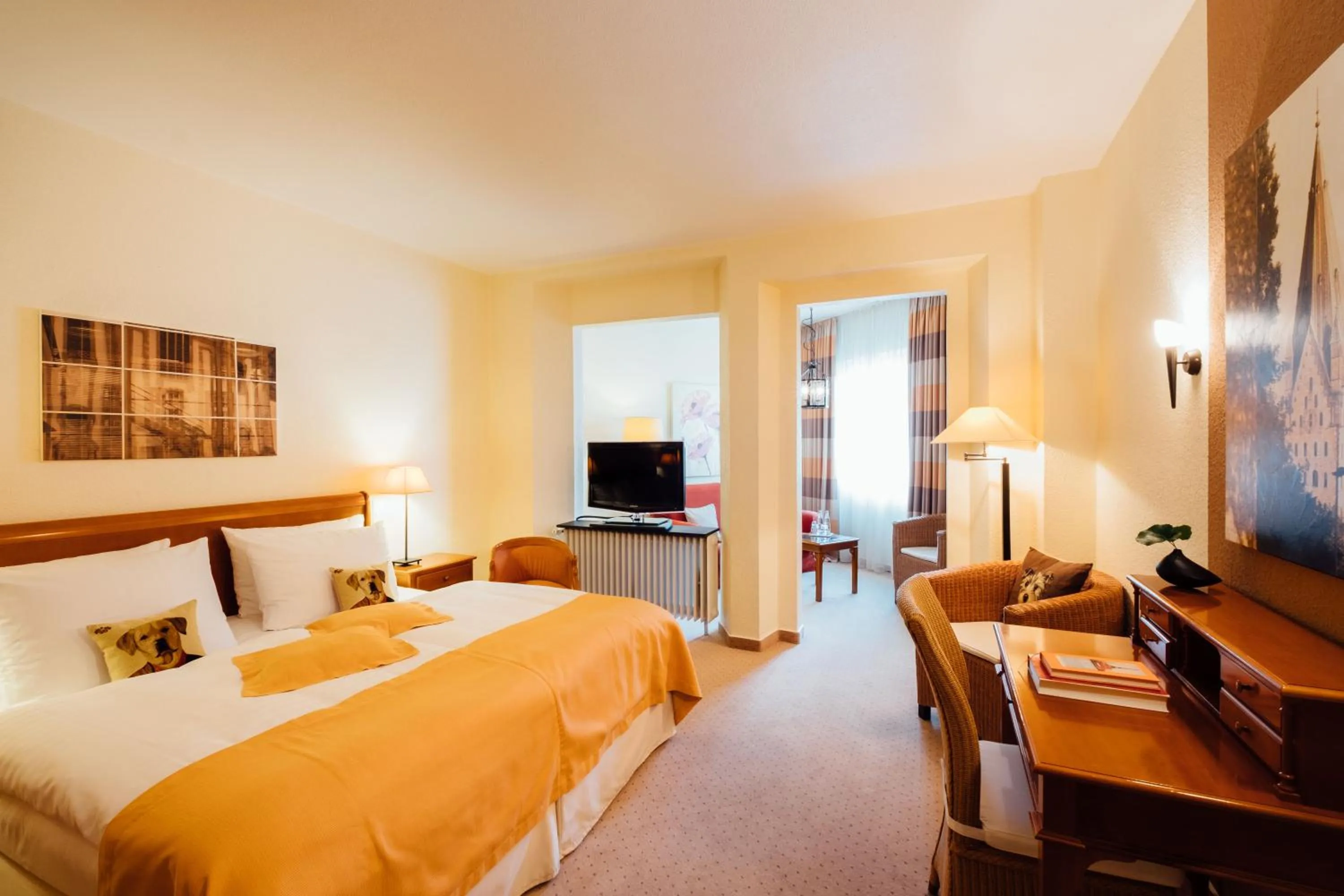 Photo of the whole room, Bed in Hotel zur Mühle