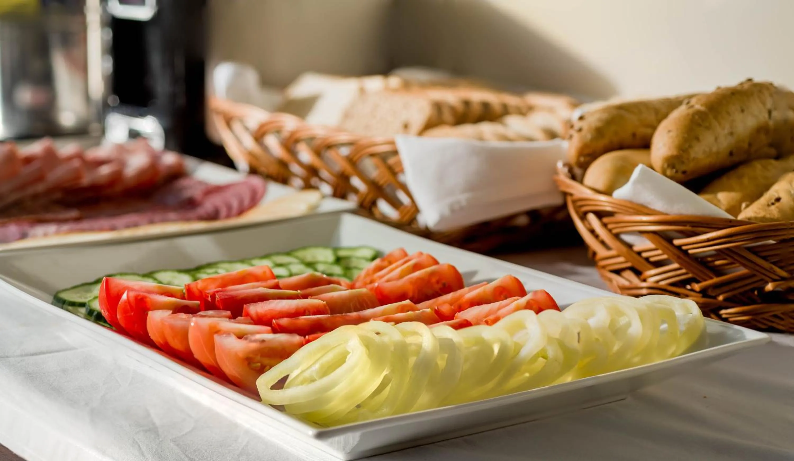 Buffet breakfast in Hotel Villa Bianca