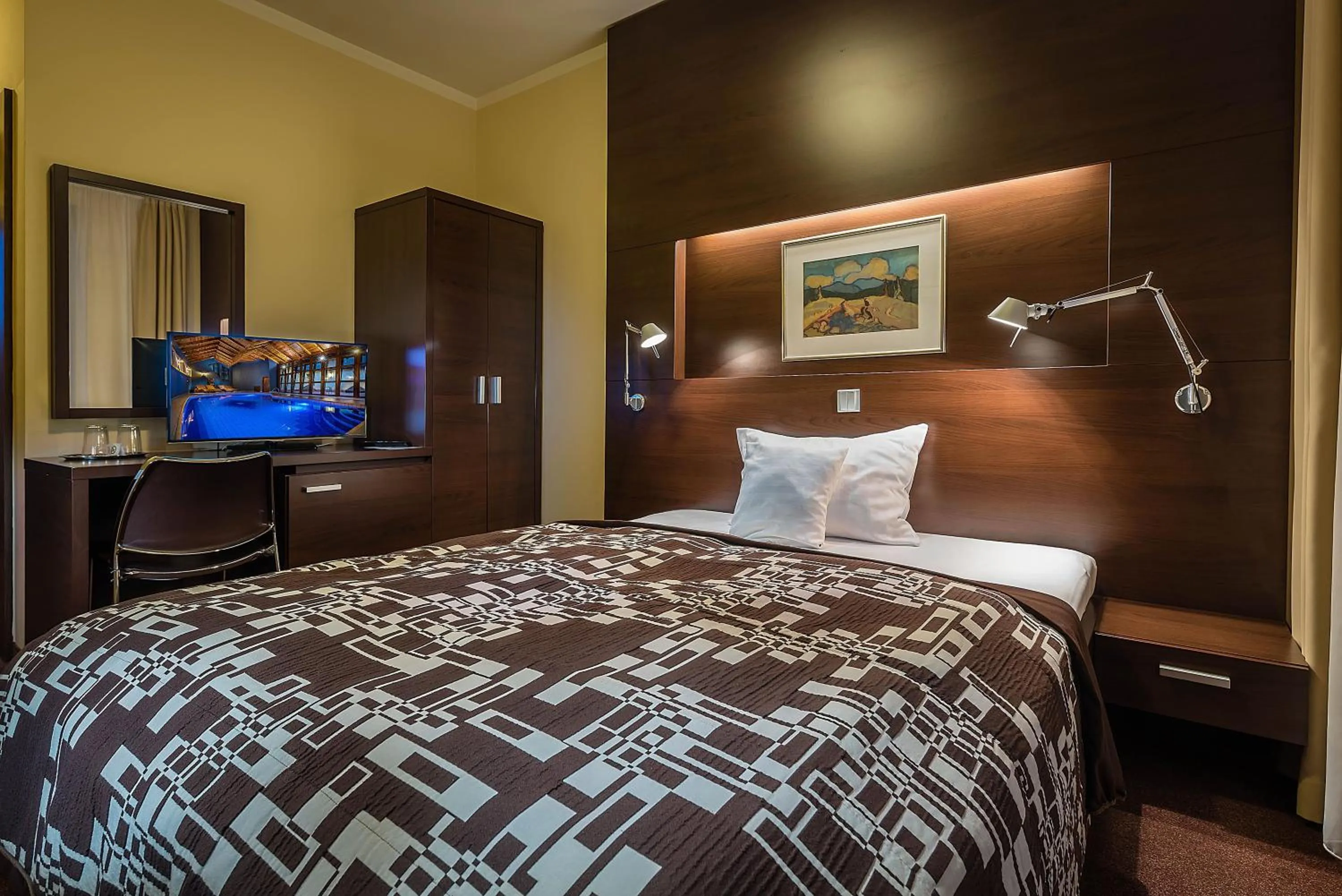 Bed in Hotel Villa Bianca