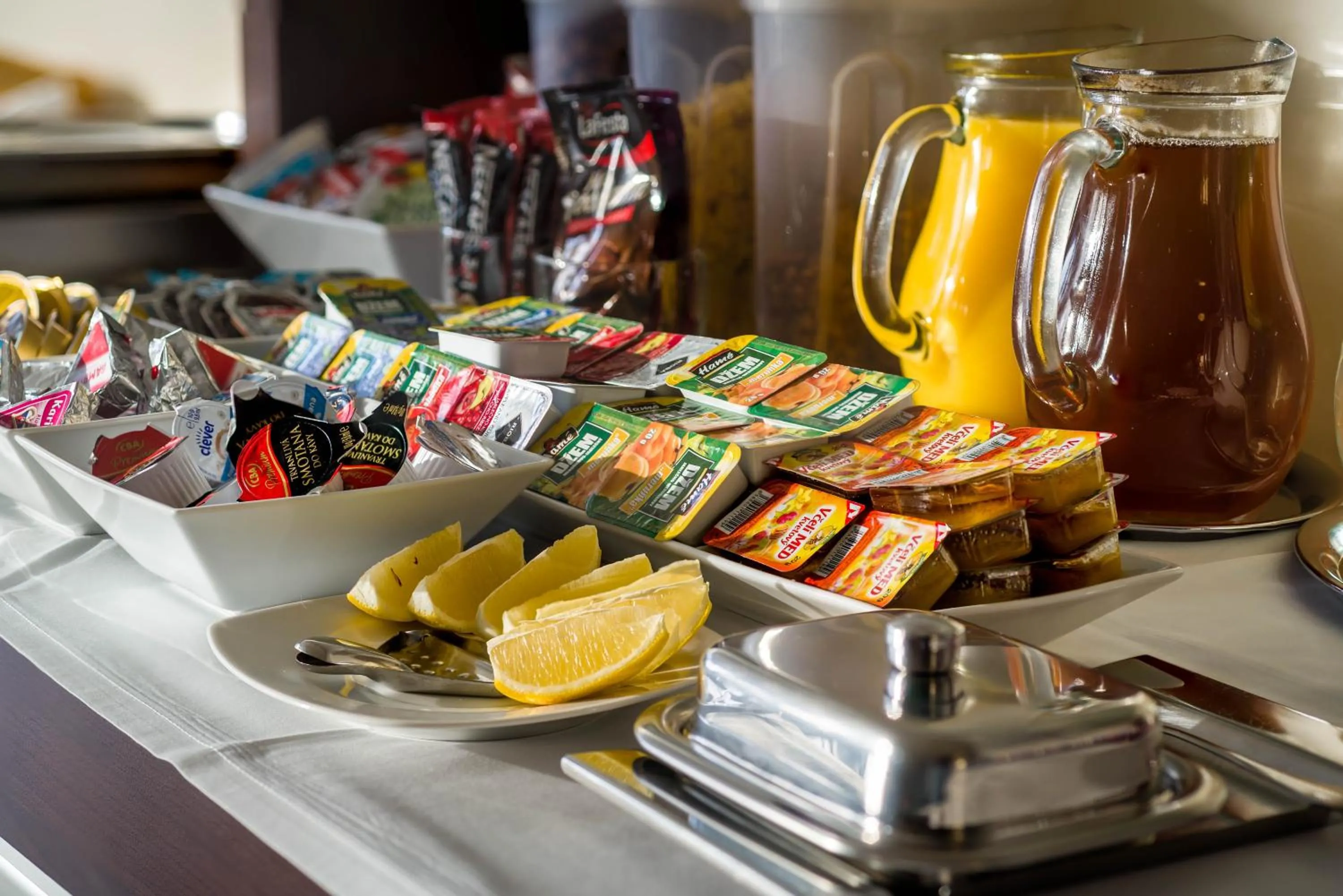 Buffet breakfast in Hotel Villa Bianca