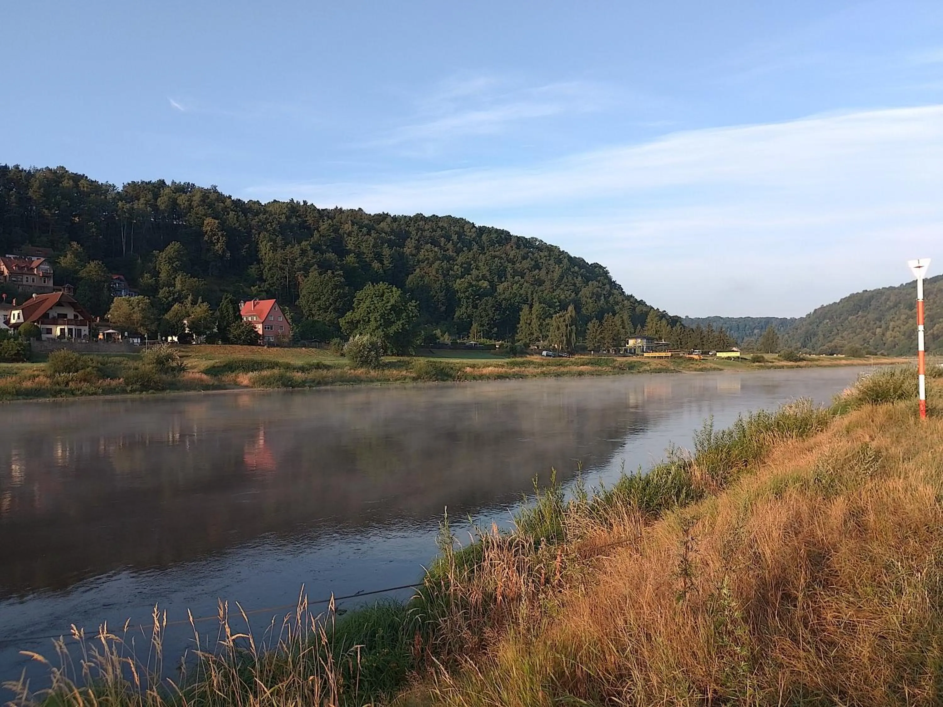 River view in Bed and Breakfast Wehlen