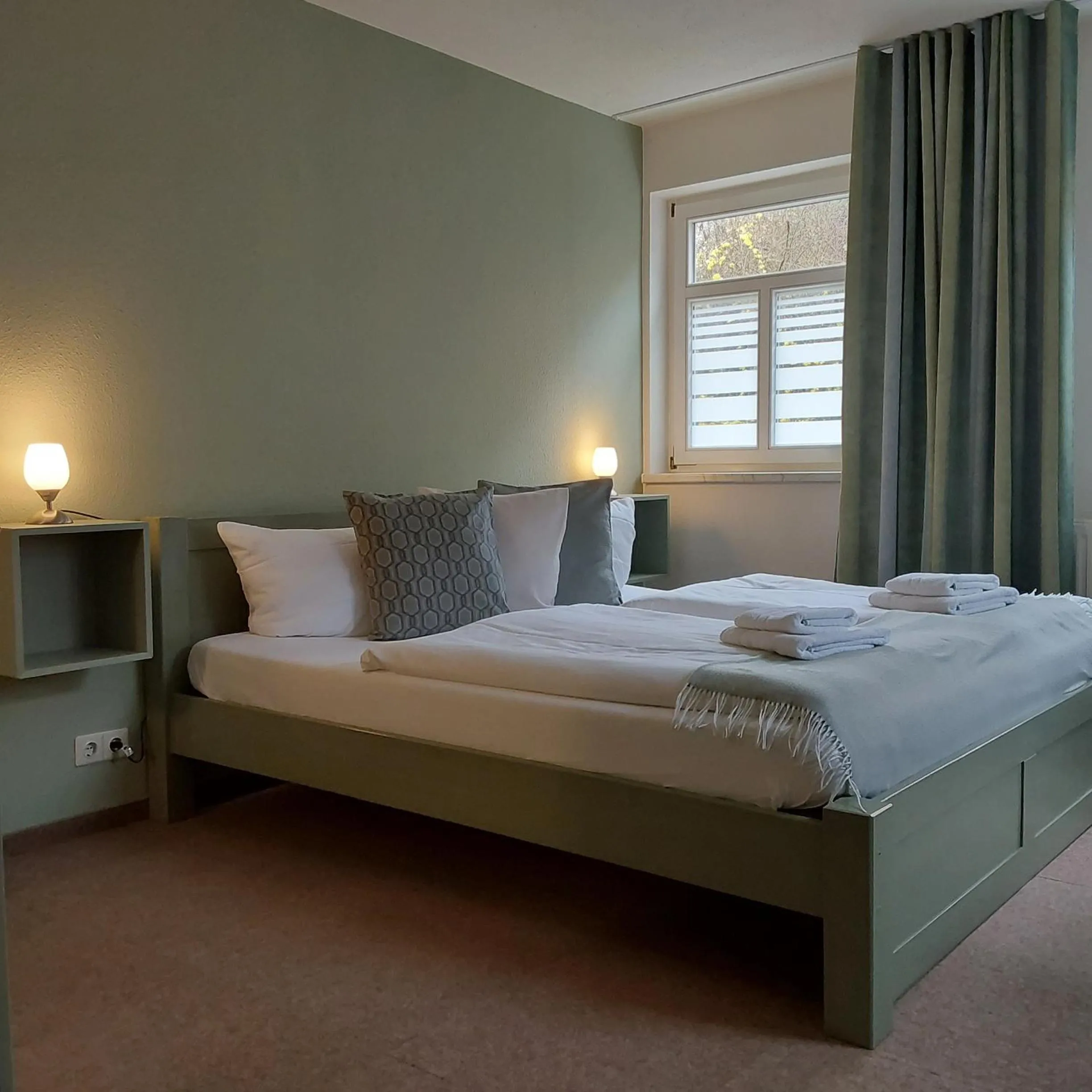 Bed in Bed and Breakfast Wehlen