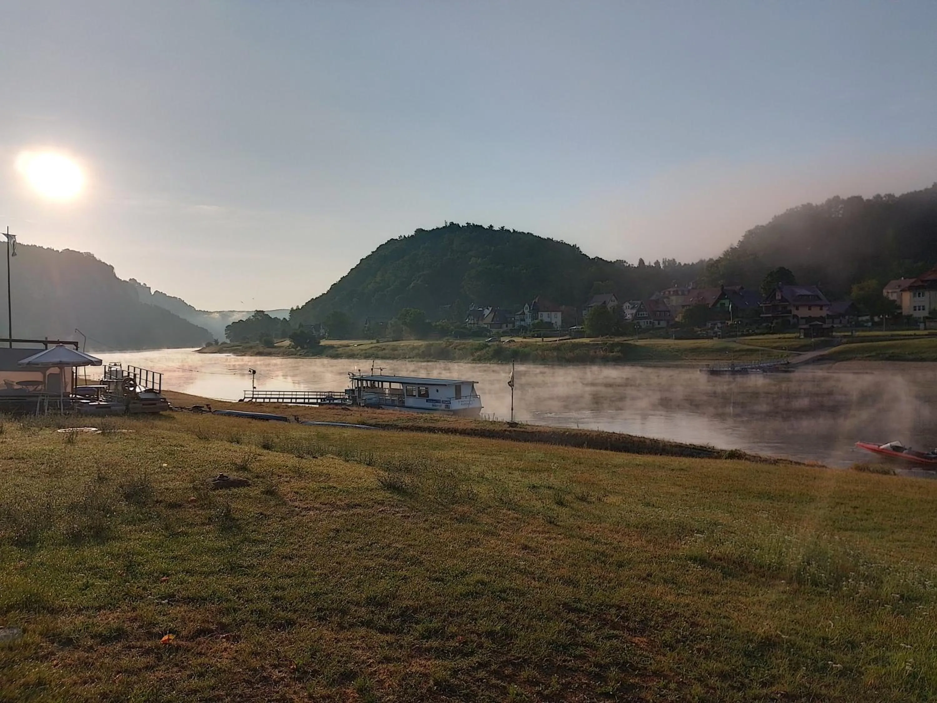 River view in Bed and Breakfast Wehlen