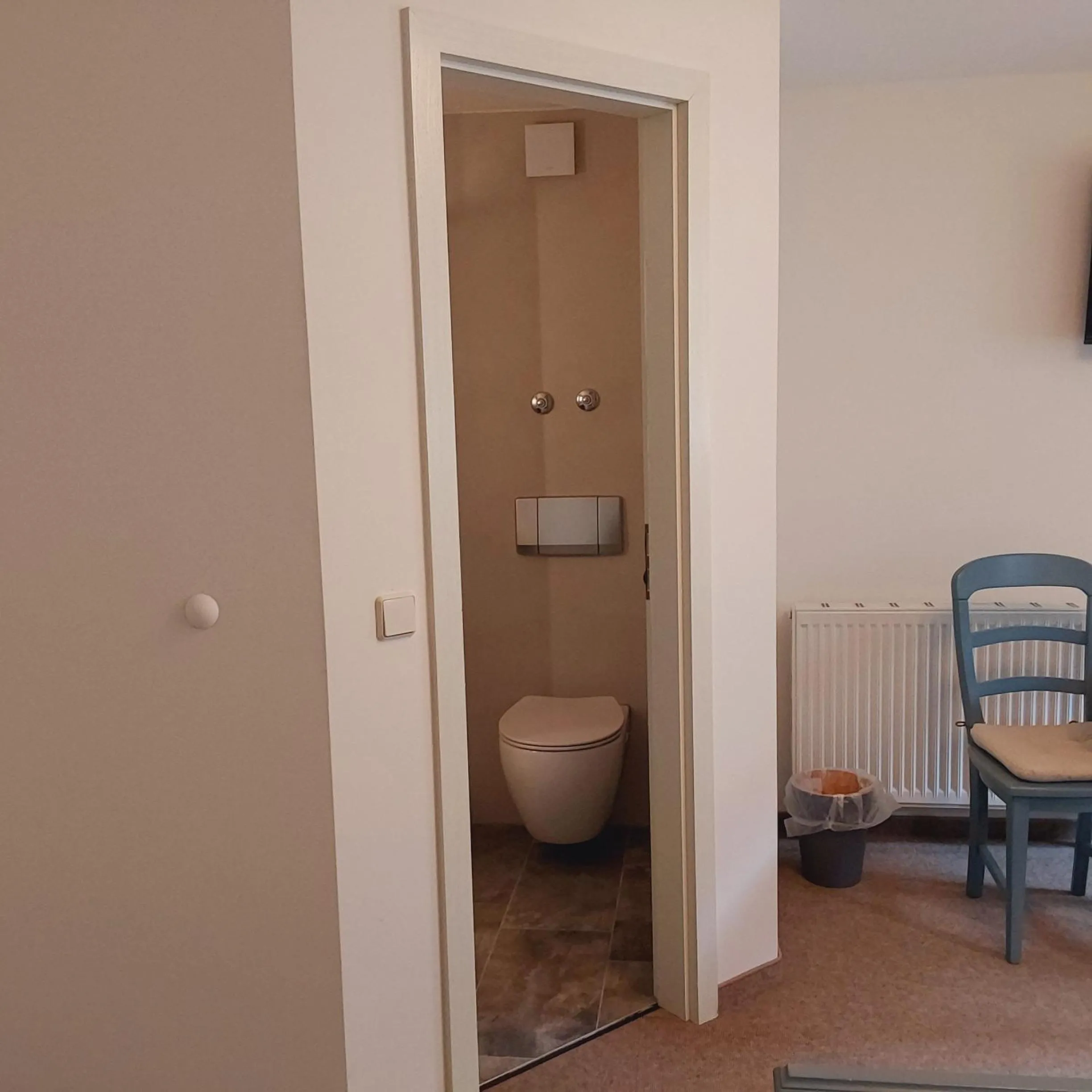 Toilet in Bed and Breakfast Wehlen