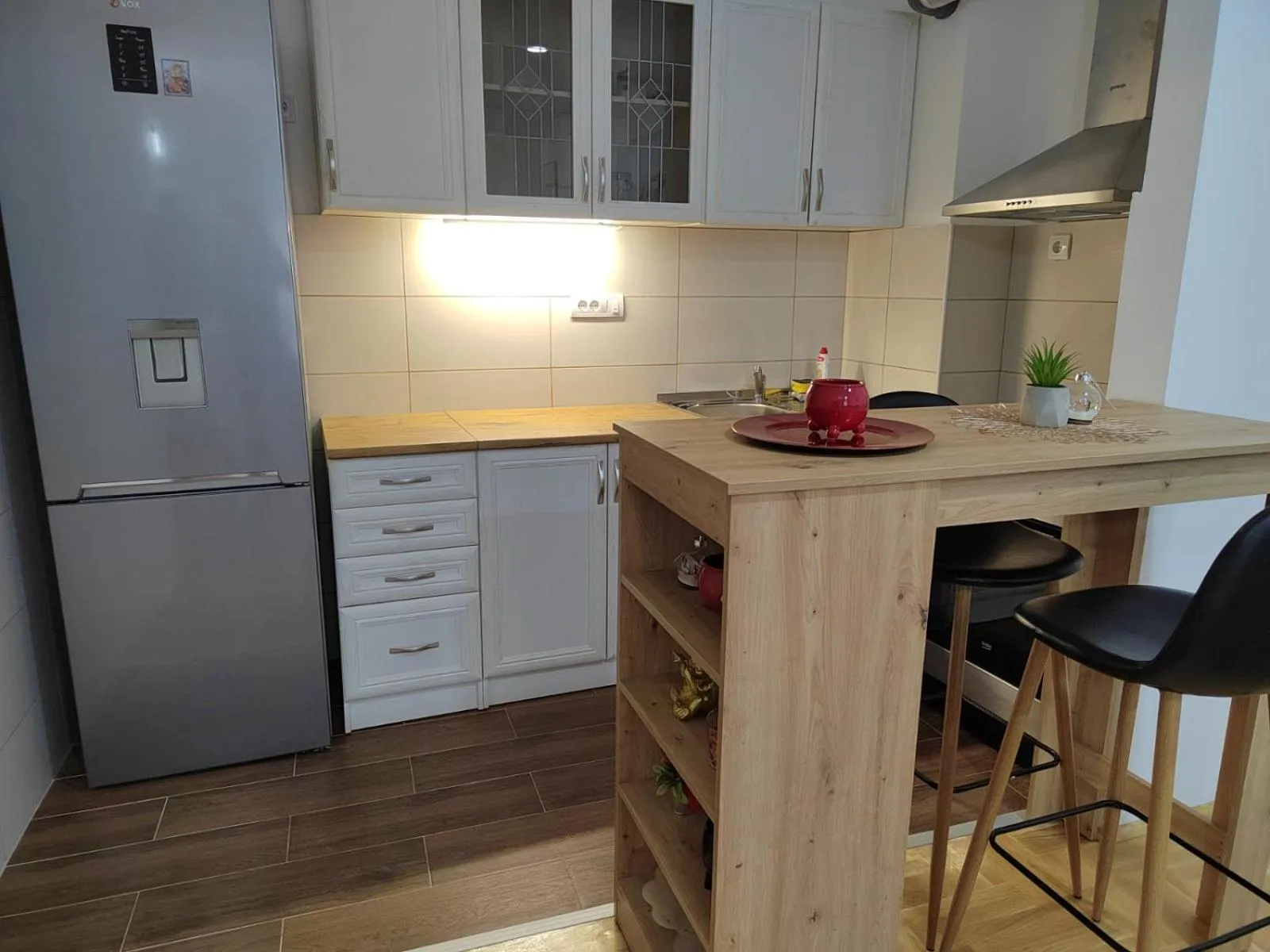 Kitchen or kitchenette in Bed and Breakfast Majesty