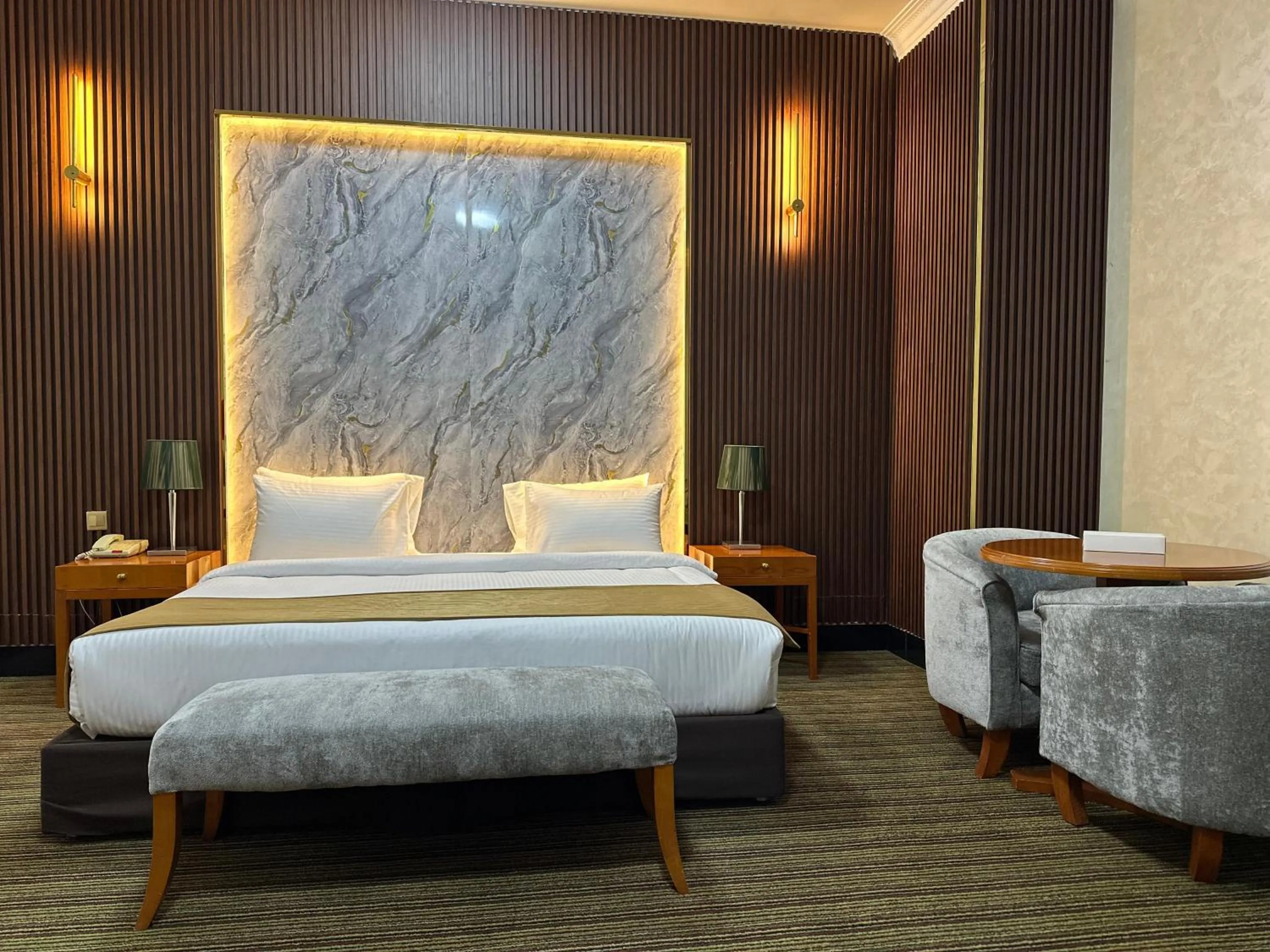 Bed in Al Massa Plus Hotel