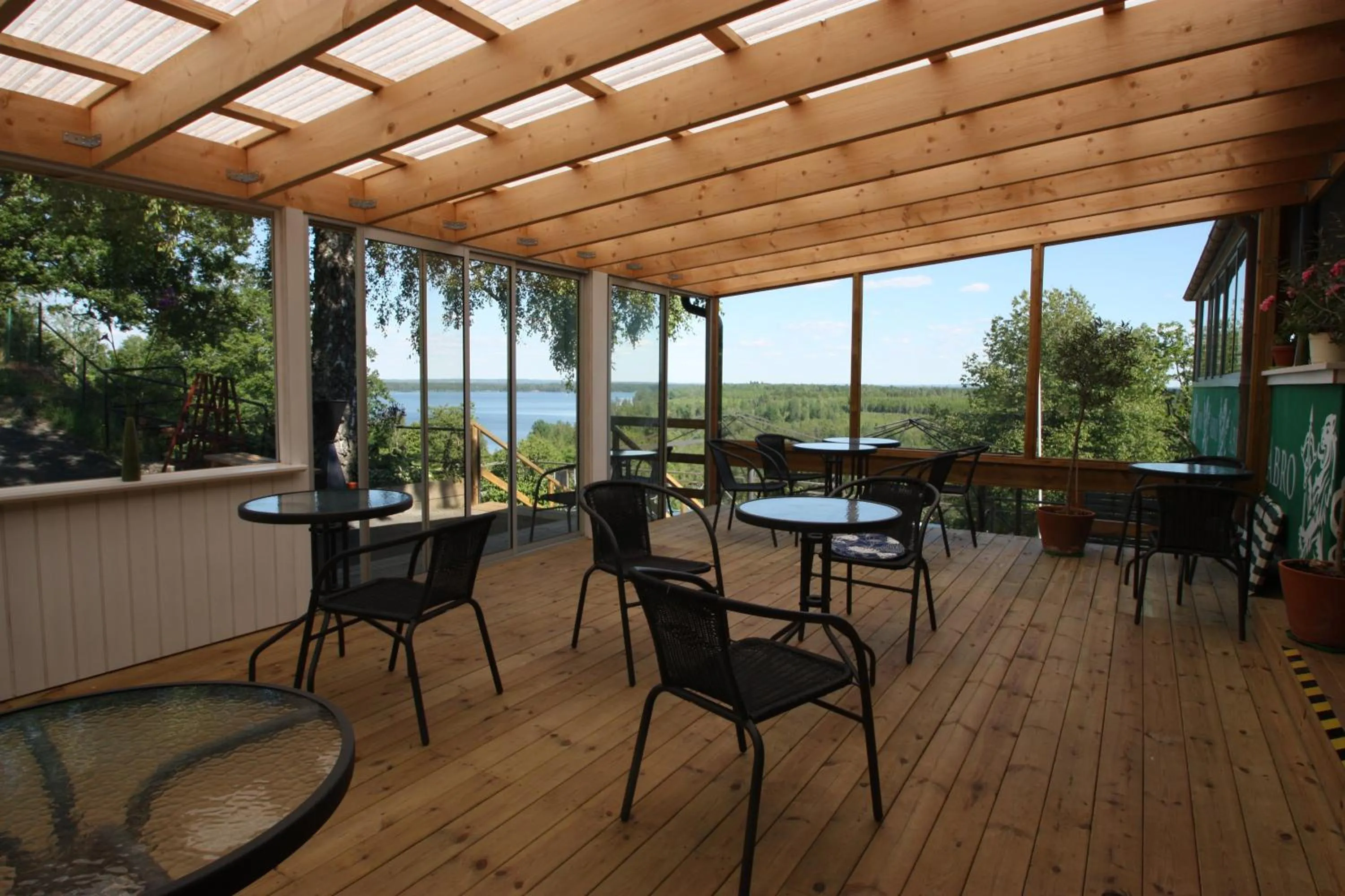 Patio in Hotell Paradis