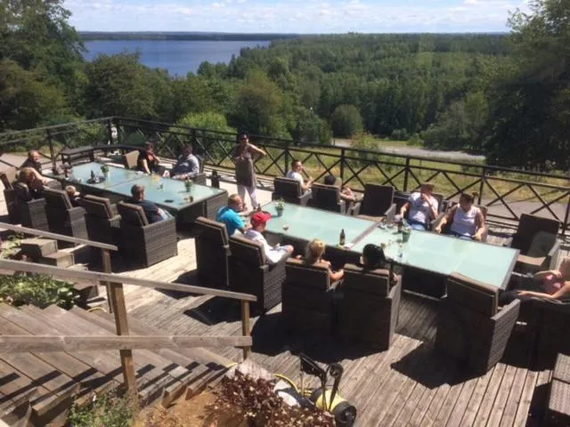 Balcony/Terrace in Hotell Paradis