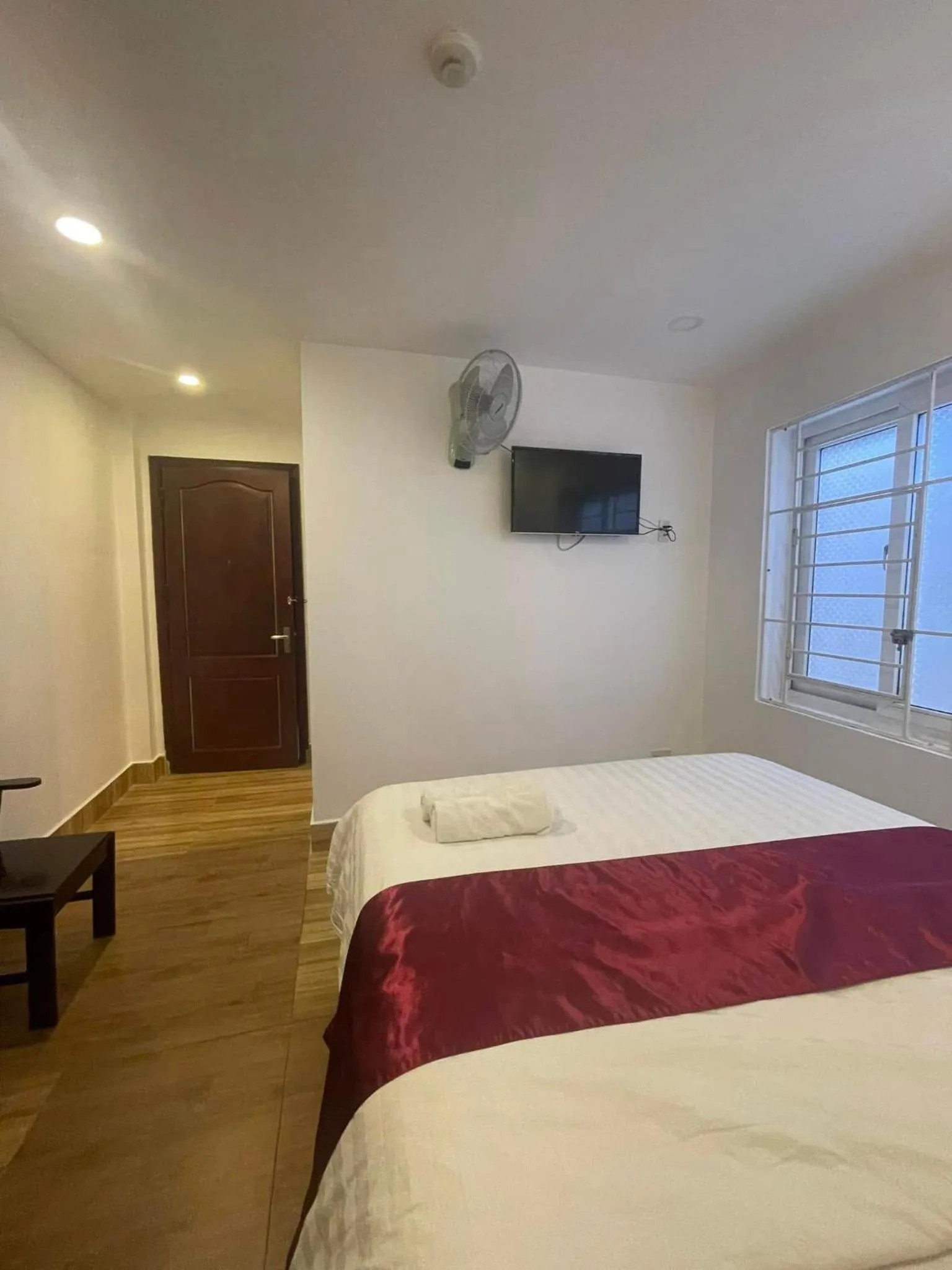 Bed in White Horse Dalat Hotel