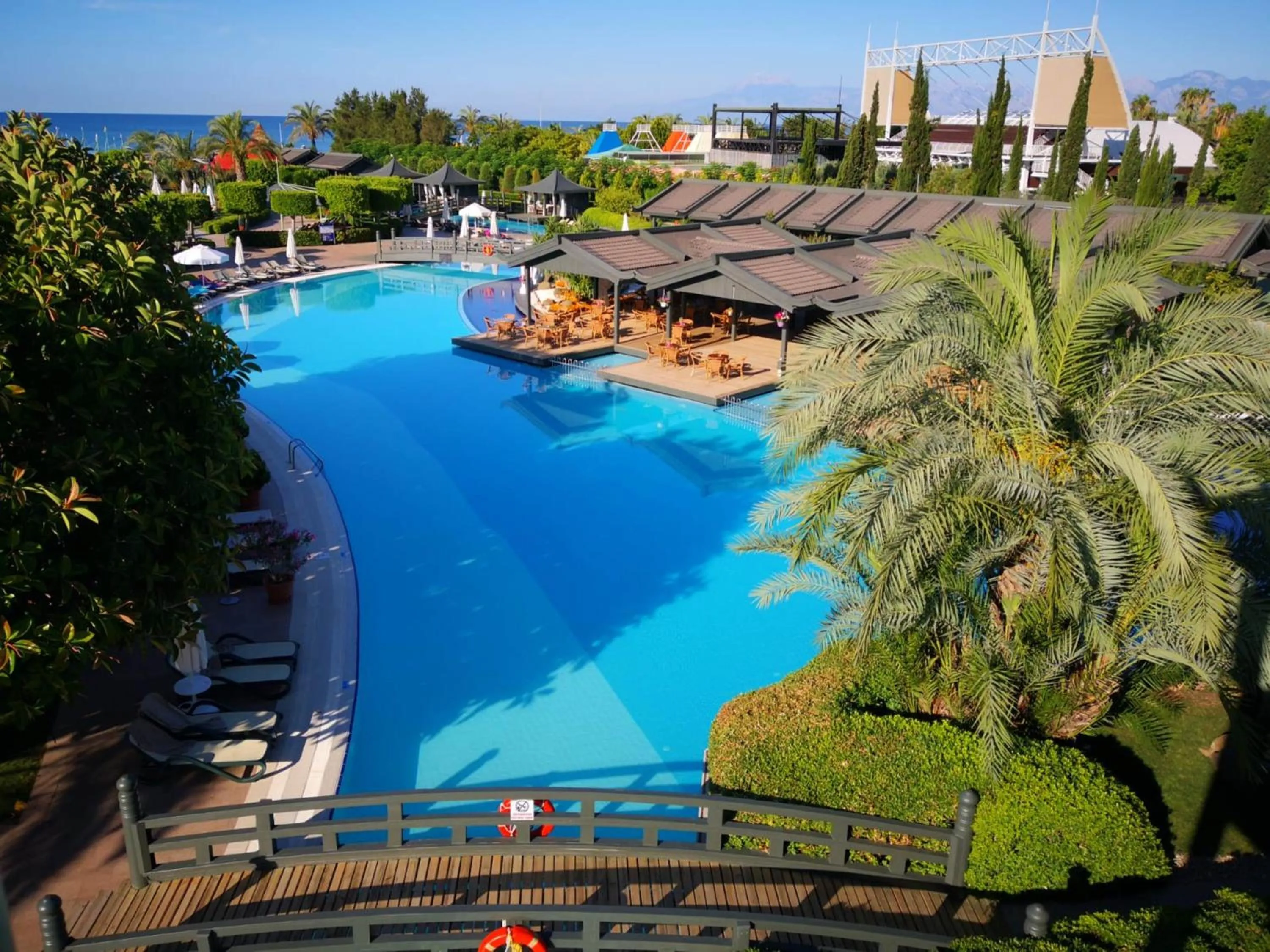 Pool view in Limak Lara Deluxe Hotel & Resort Antalya