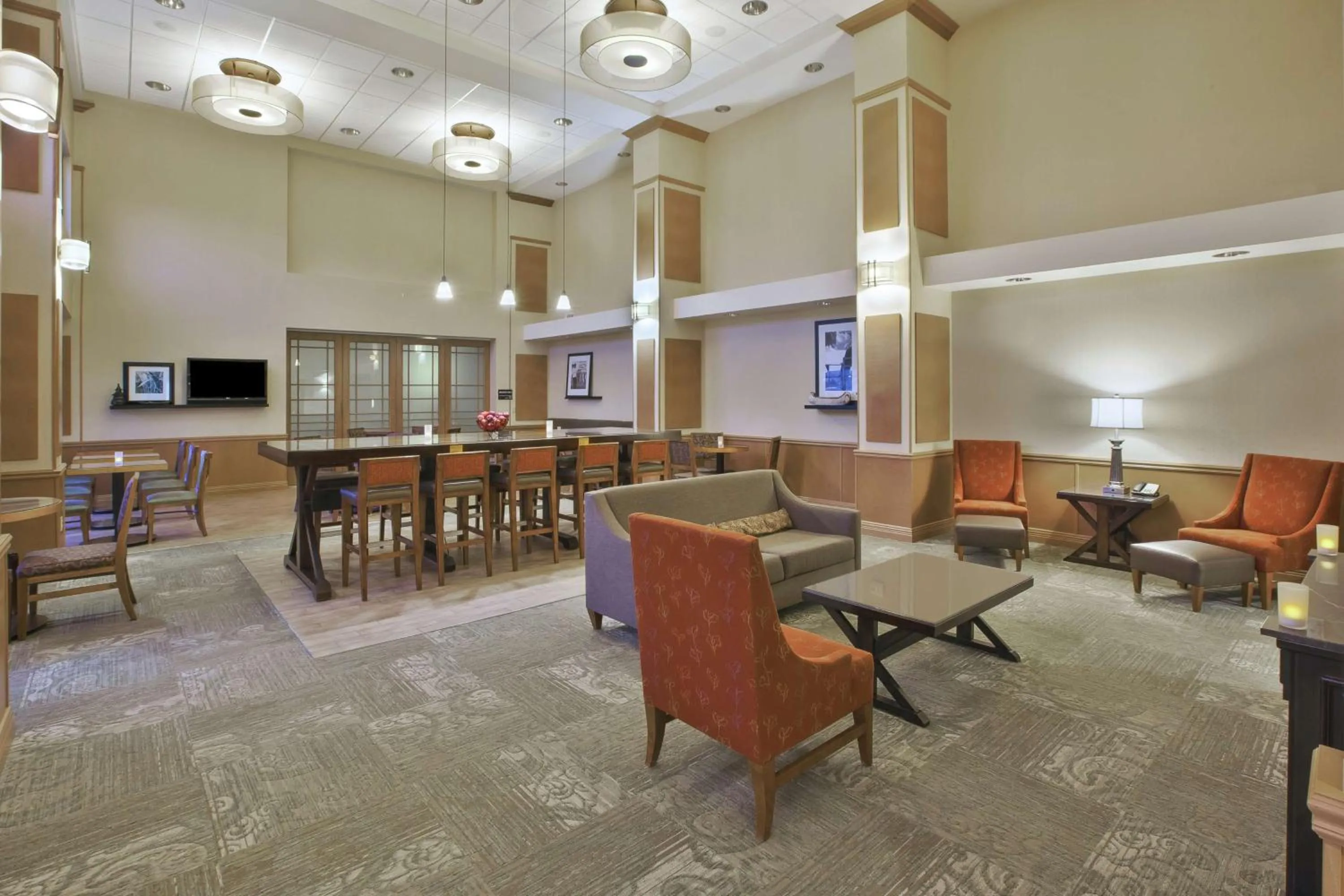 Lobby or reception in Hampton Inn & Suites Plattsburgh