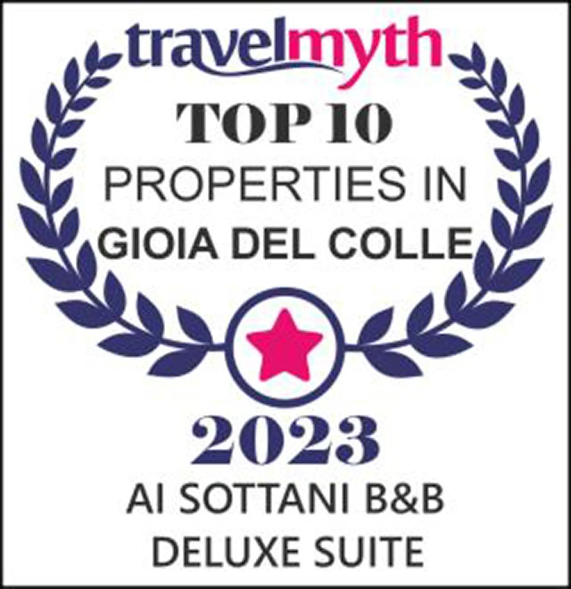 Certificate/Award in Ai Sottani B&B Deluxe Suite