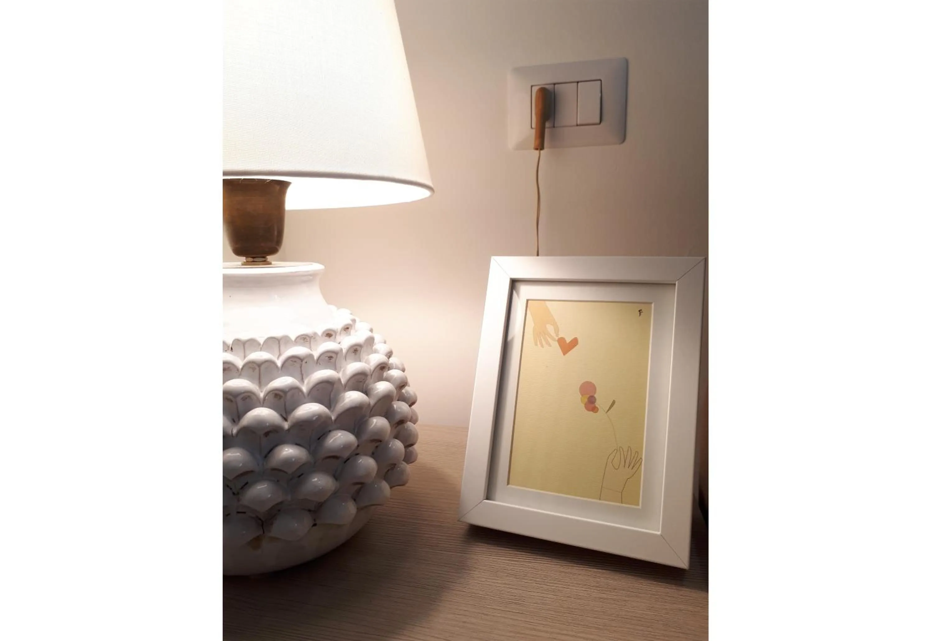 Decorative detail in Ai Sottani B&B Deluxe Suite