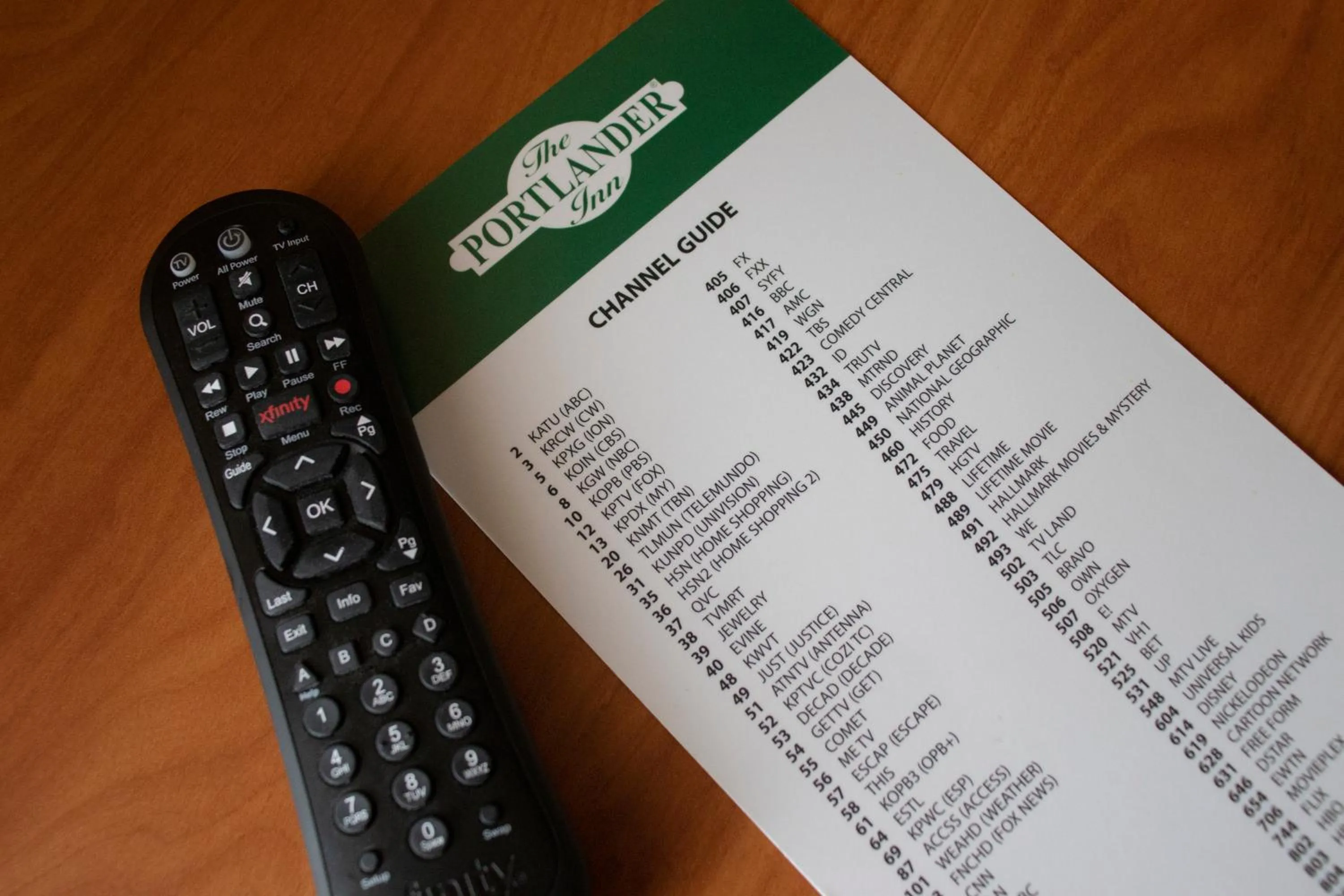 TV and multimedia in The Portlander Inn and Marketplace