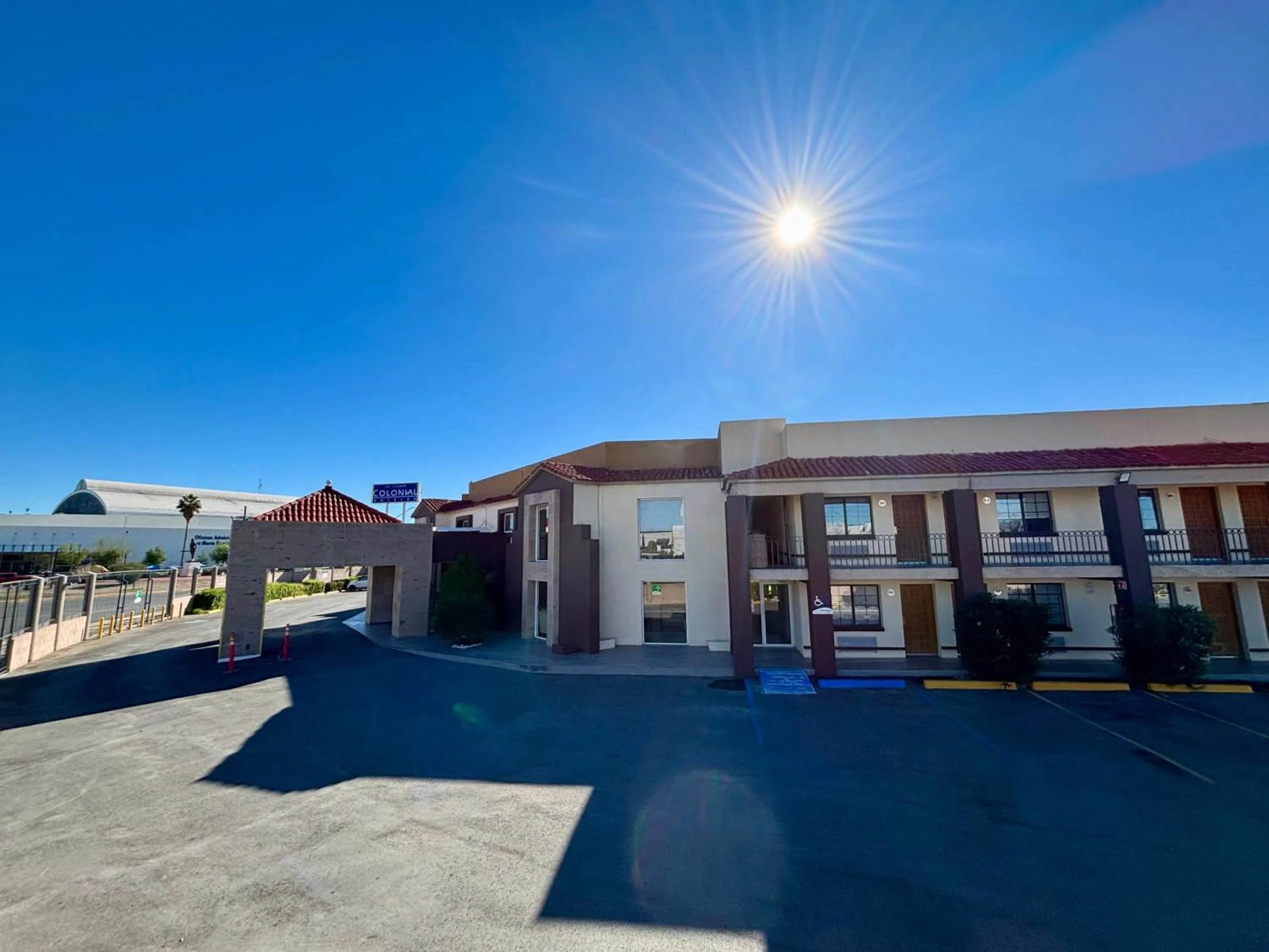 Property building in Hotel Colonial Ciudad Juarez