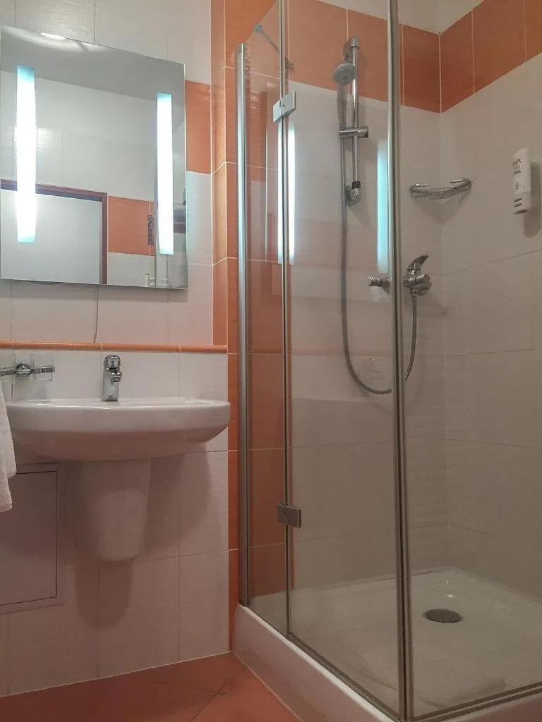 Shower in LIPNO WELLNESS - FRYMBURK HOTEL private family room