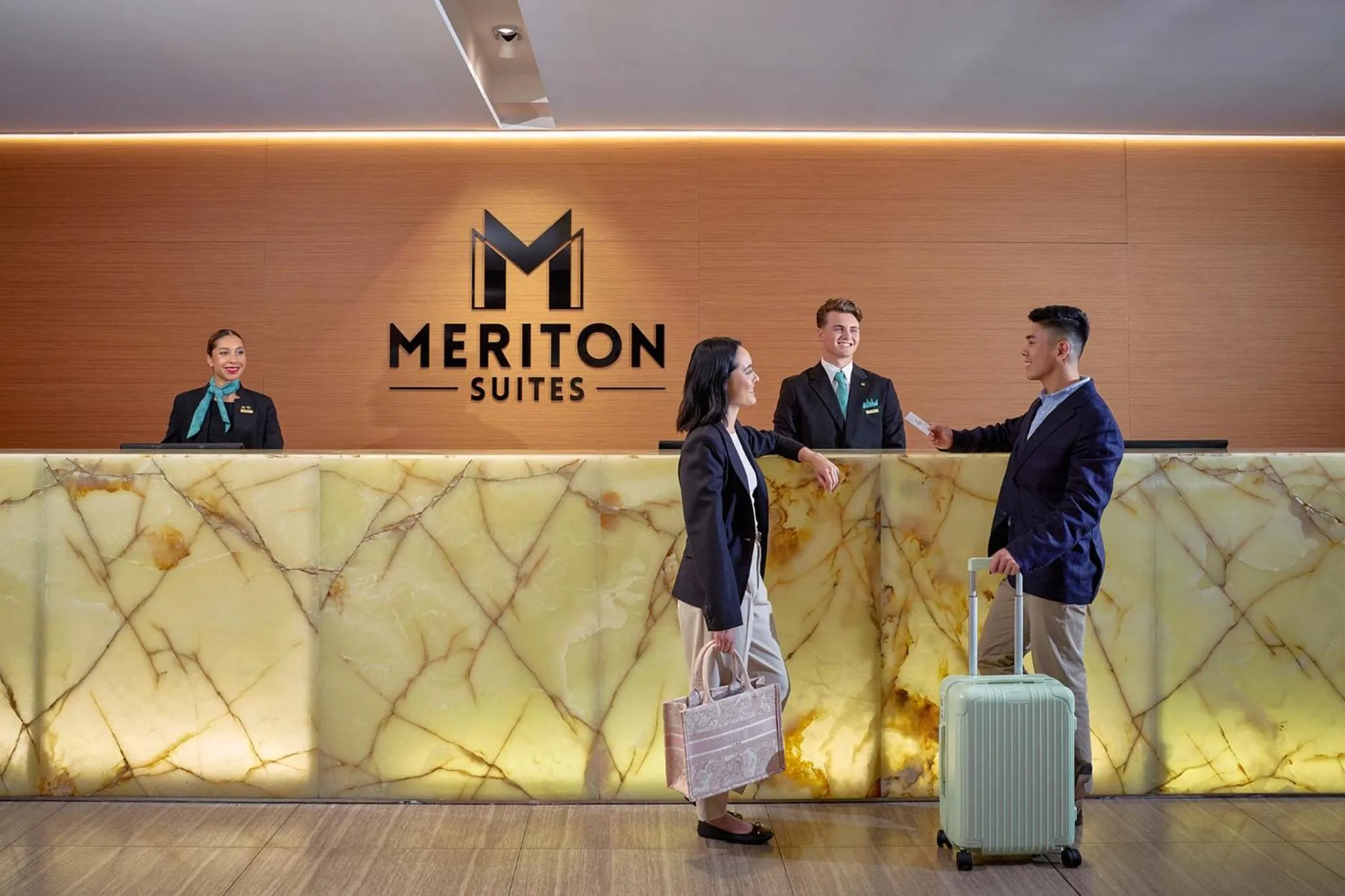 Lobby or reception in Meriton Suites Campbell Street, Sydney