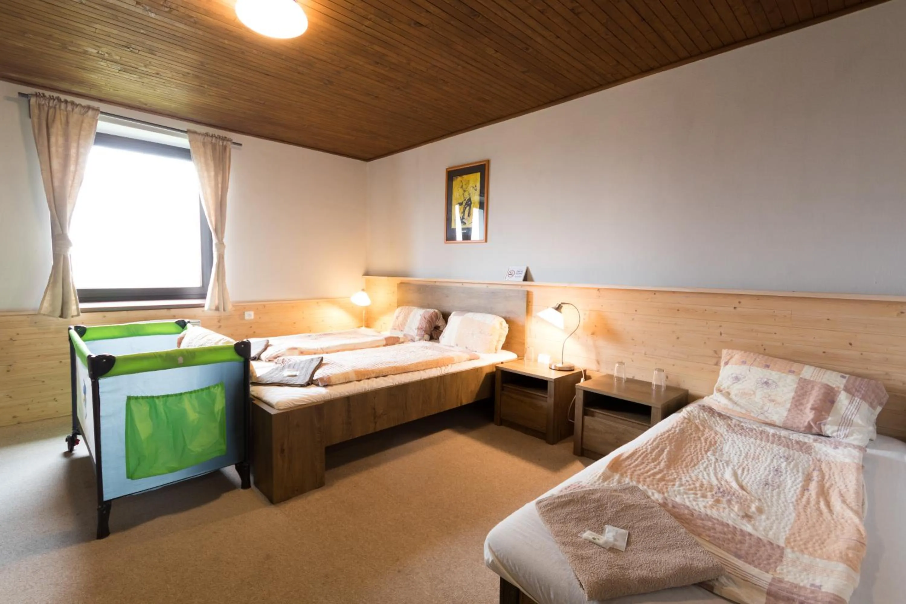 Bed in Hotel Vyhlídka