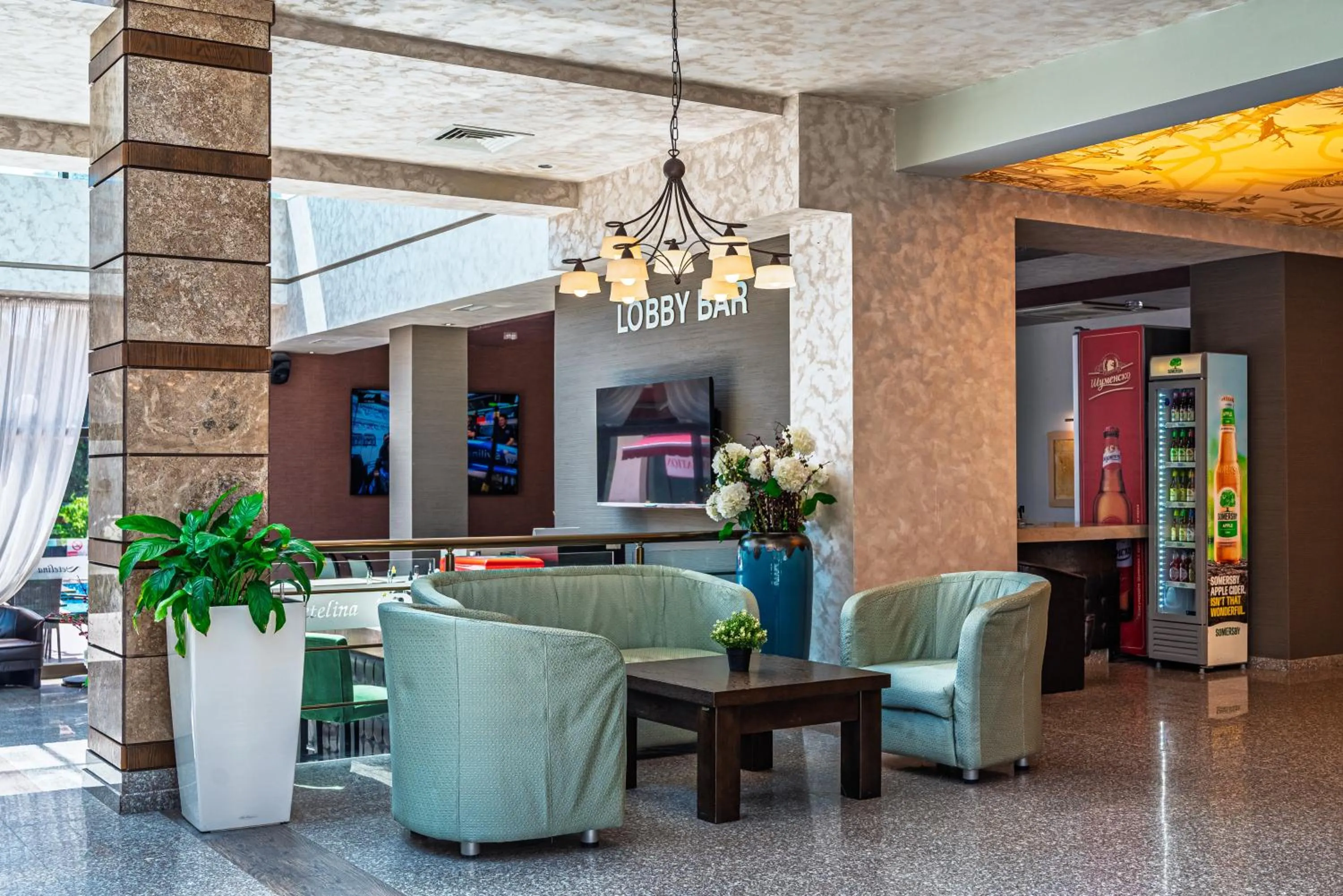 Lobby or reception in Detelina Hotel