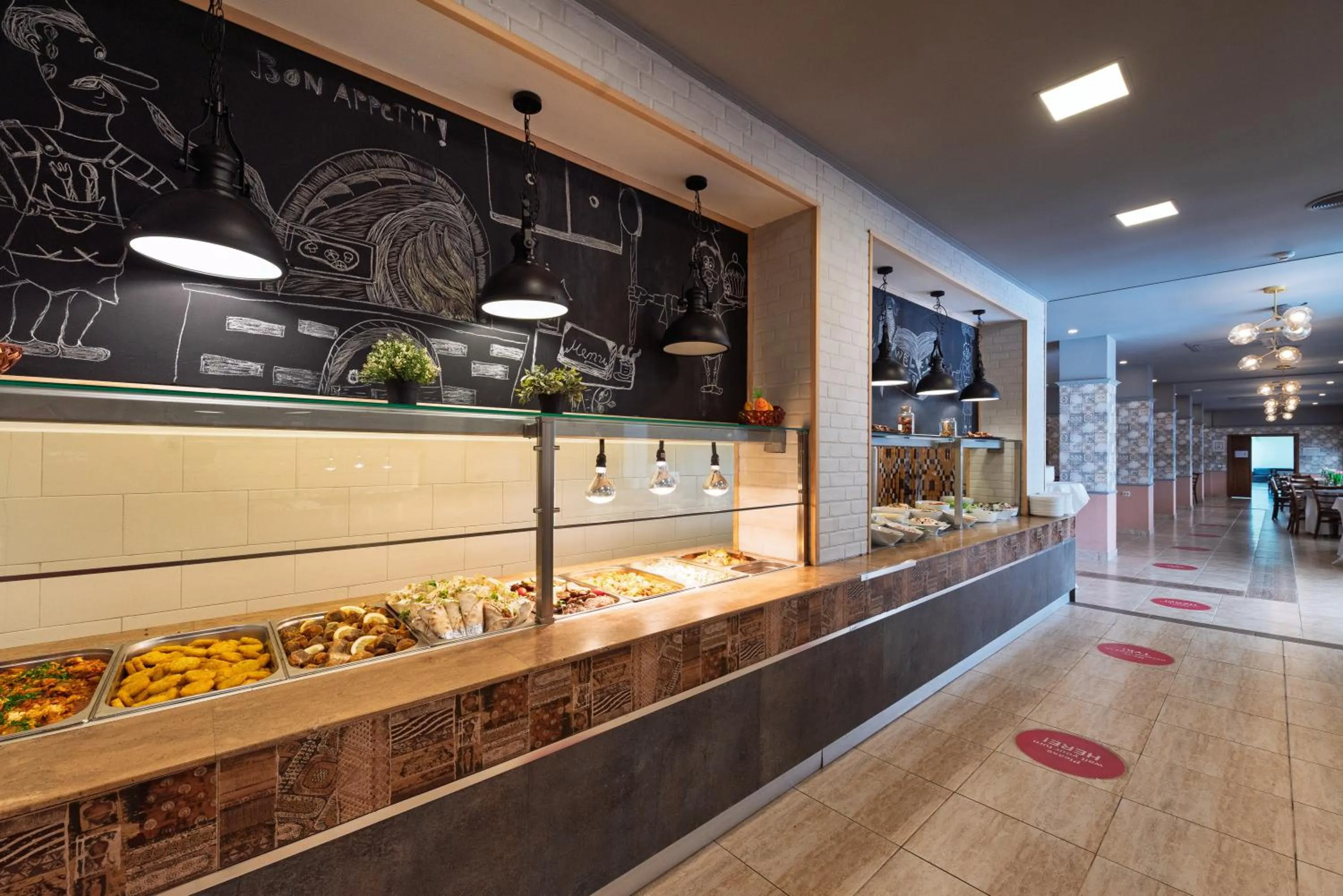 Restaurant/places to eat in Detelina Hotel