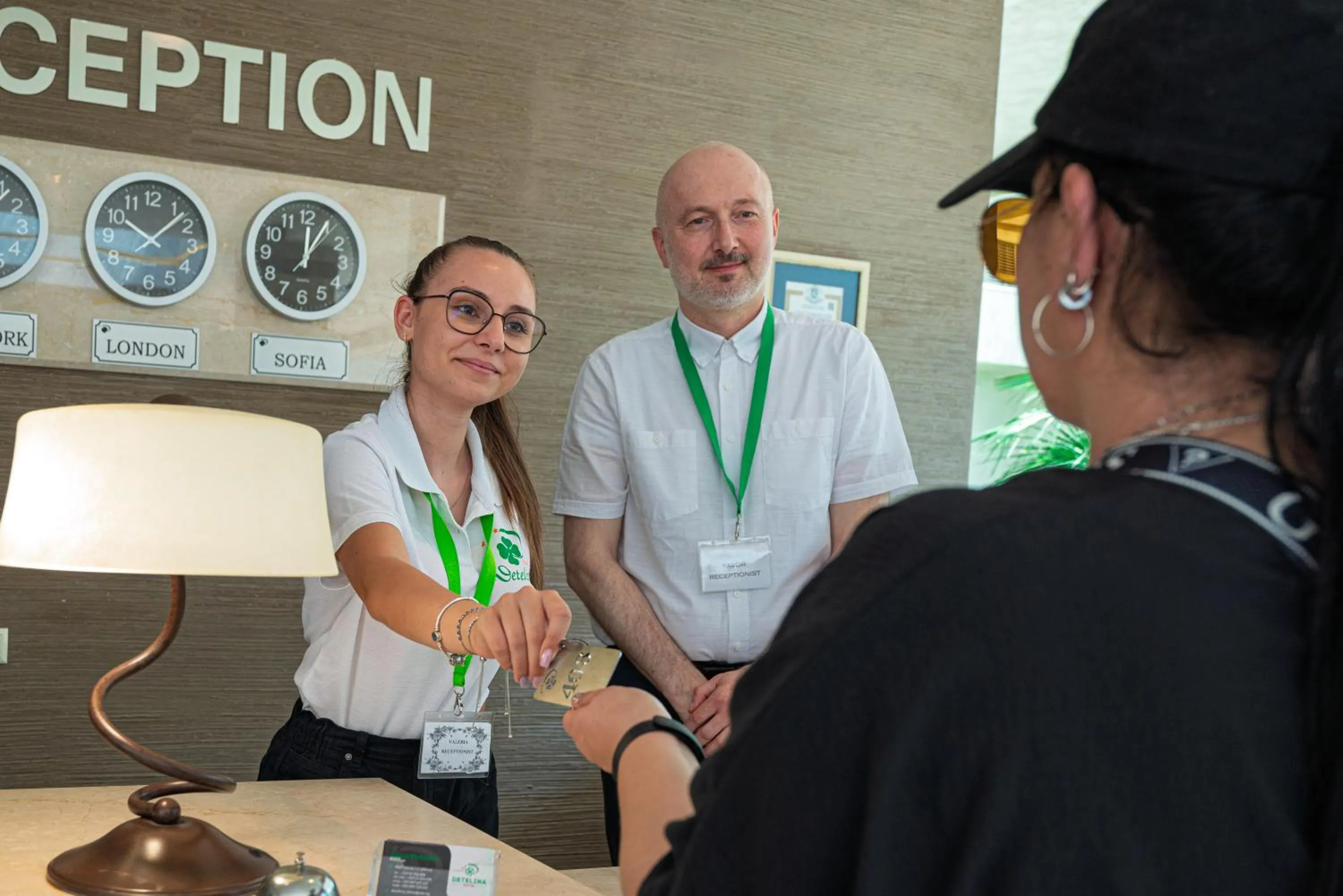 Lobby or reception in Detelina Hotel