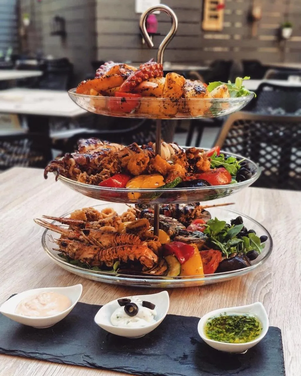 Food close-up in Downtown Boutique Hostel