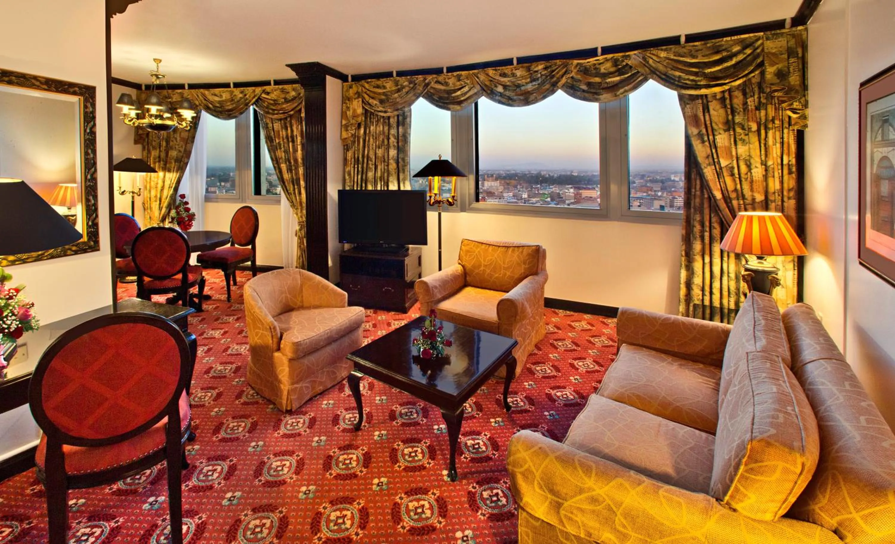 Living room, Seating Area in Hilton Nairobi
