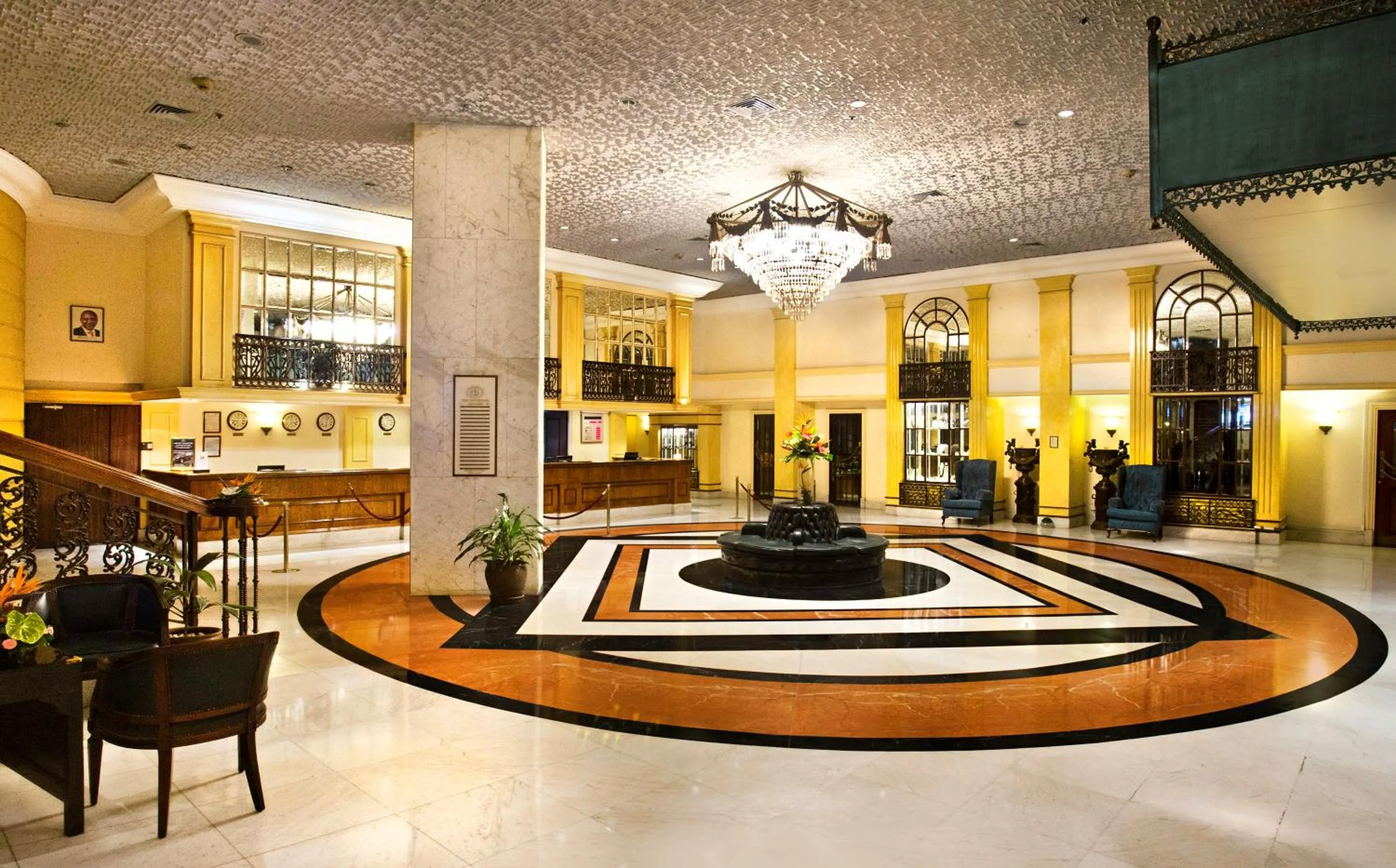 Lobby or reception in Hilton Nairobi