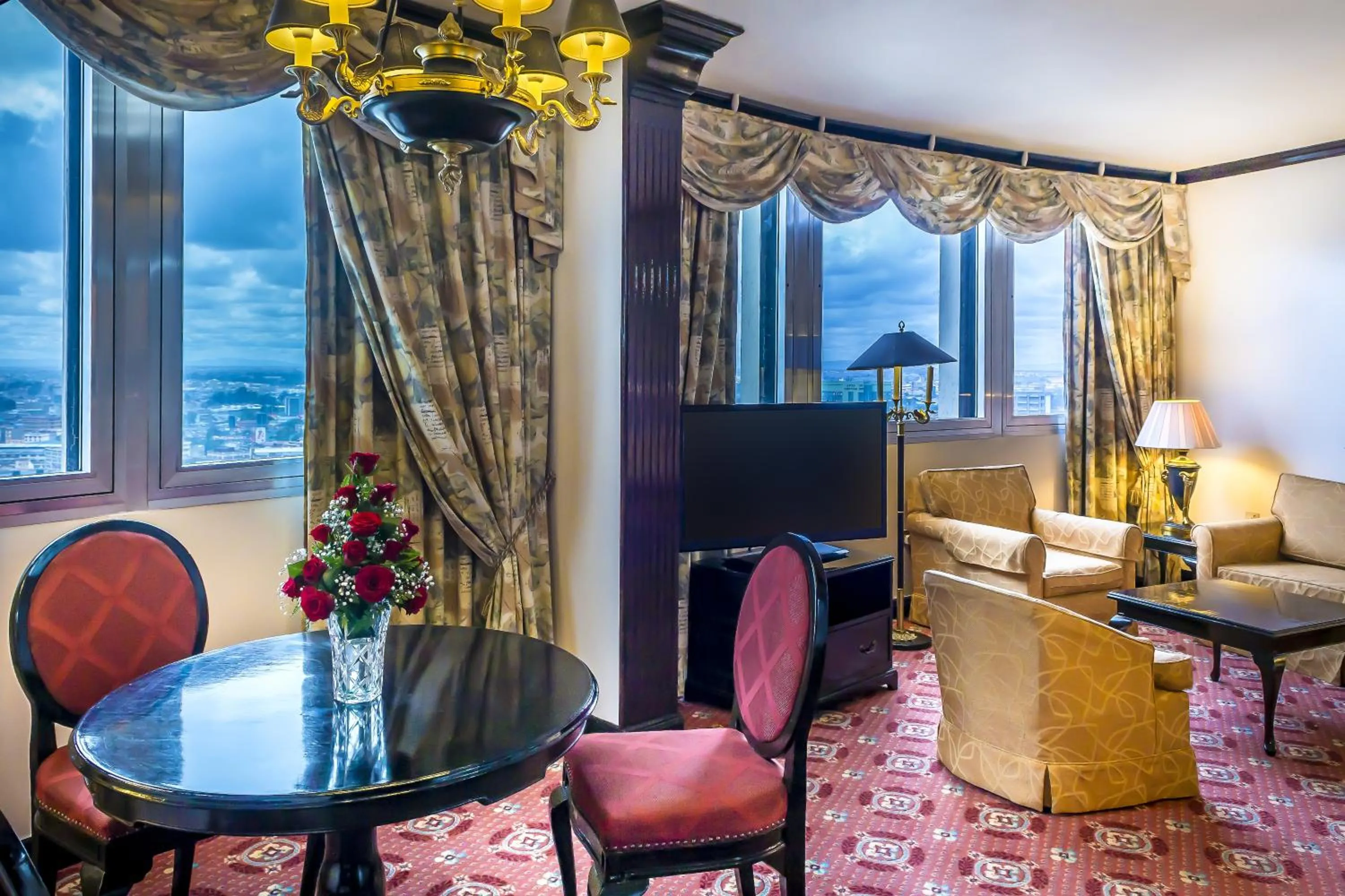 Living room in Hilton Nairobi