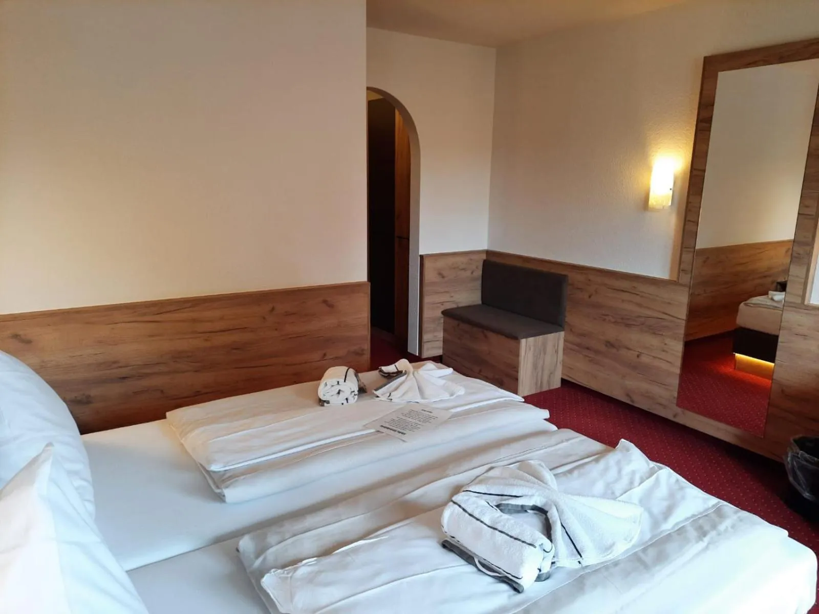 Bed in Hotel Haus Krone