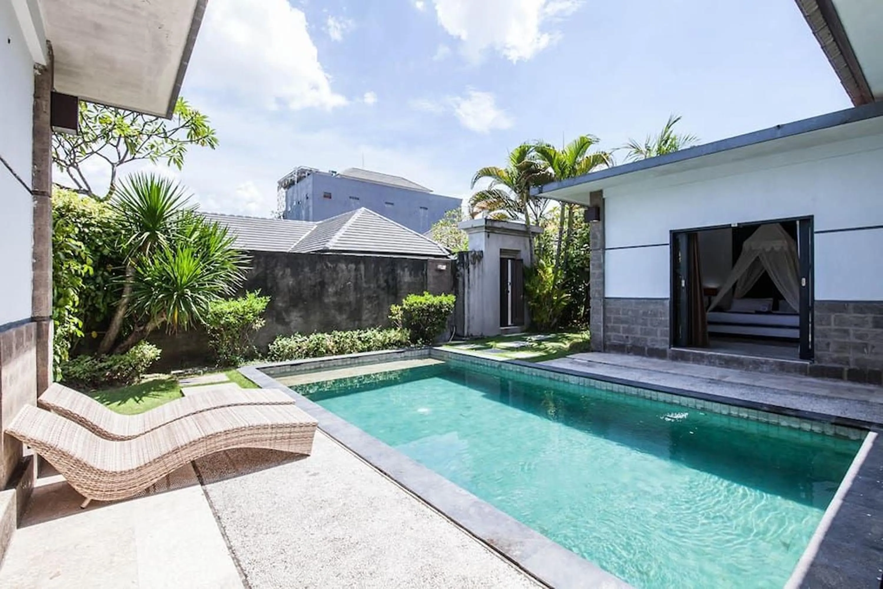 Pool view in Bali Merita Villa