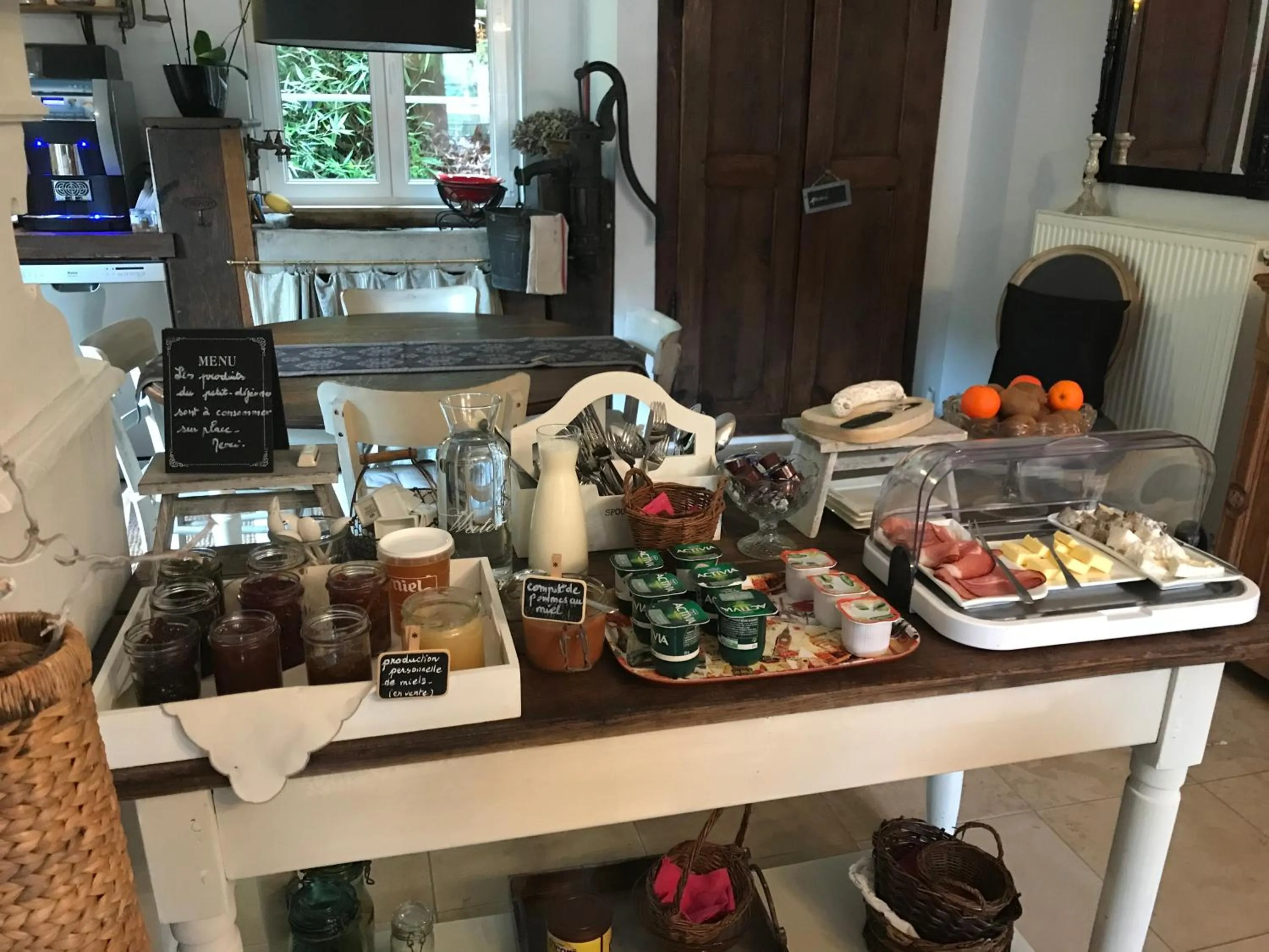 Food close-up in Logis Hôtel DOMAINE du MOULIN