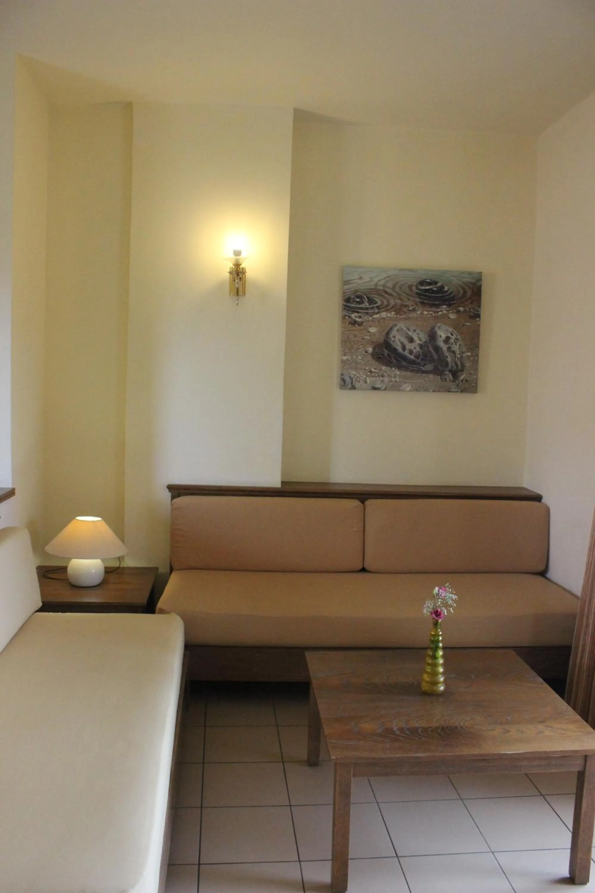 Living room, Bed in Indigo Mare