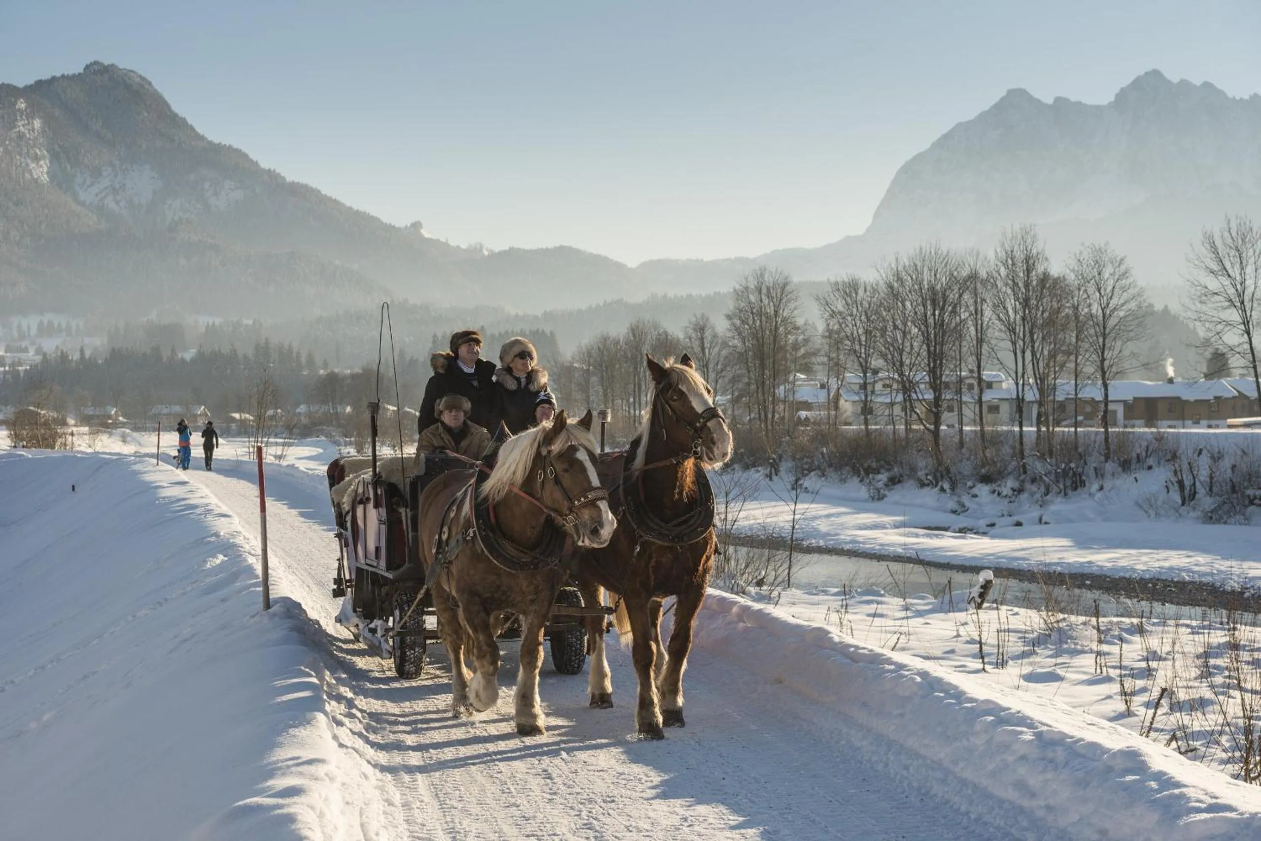 Natural landscape in Hotel Garni Tirol