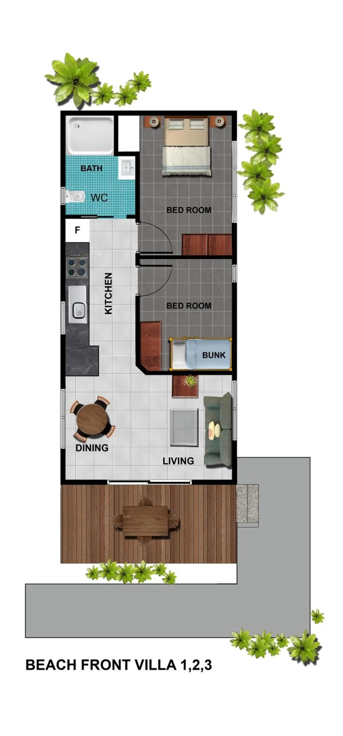 Bathroom in King Reef Resort