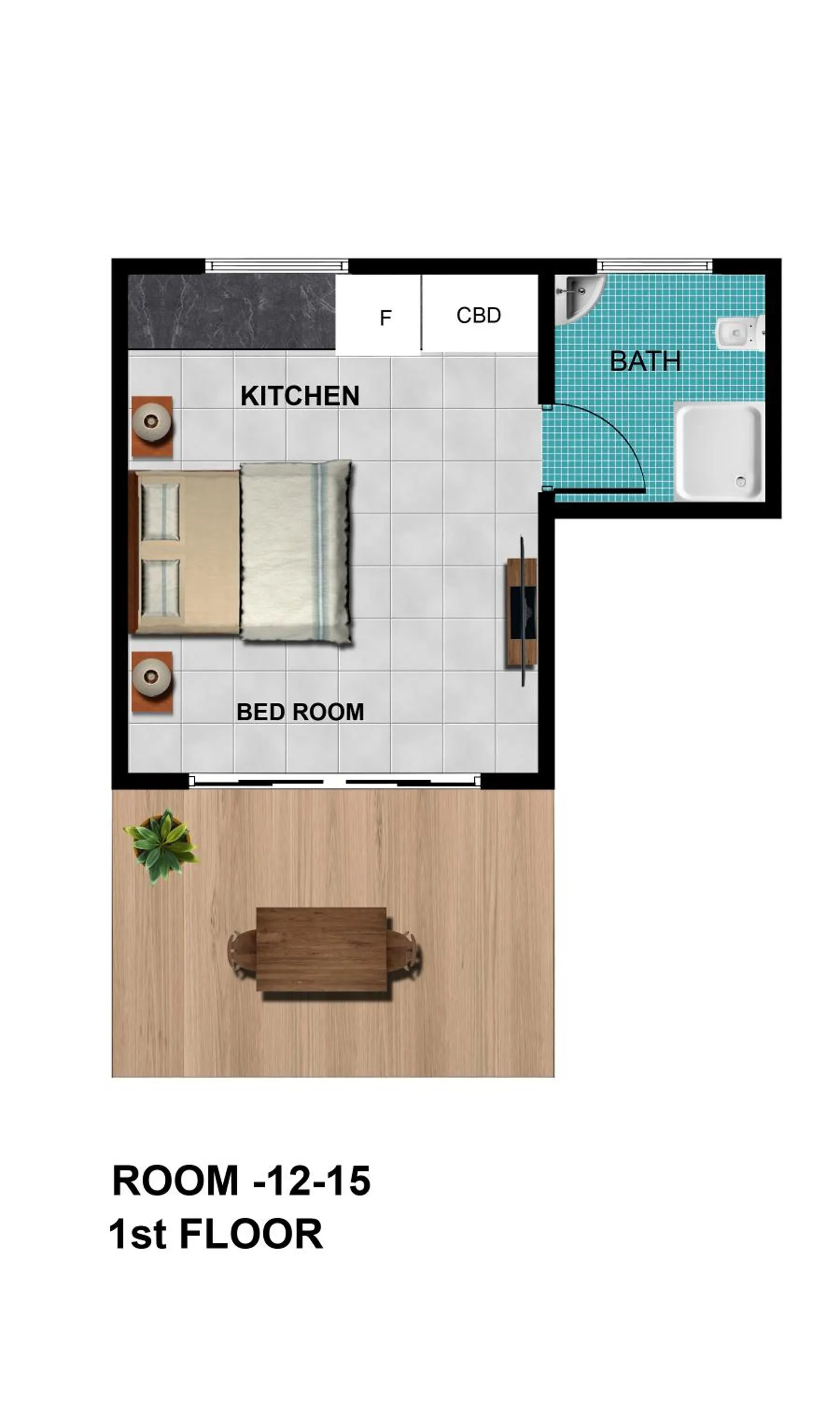 Bathroom in King Reef Resort