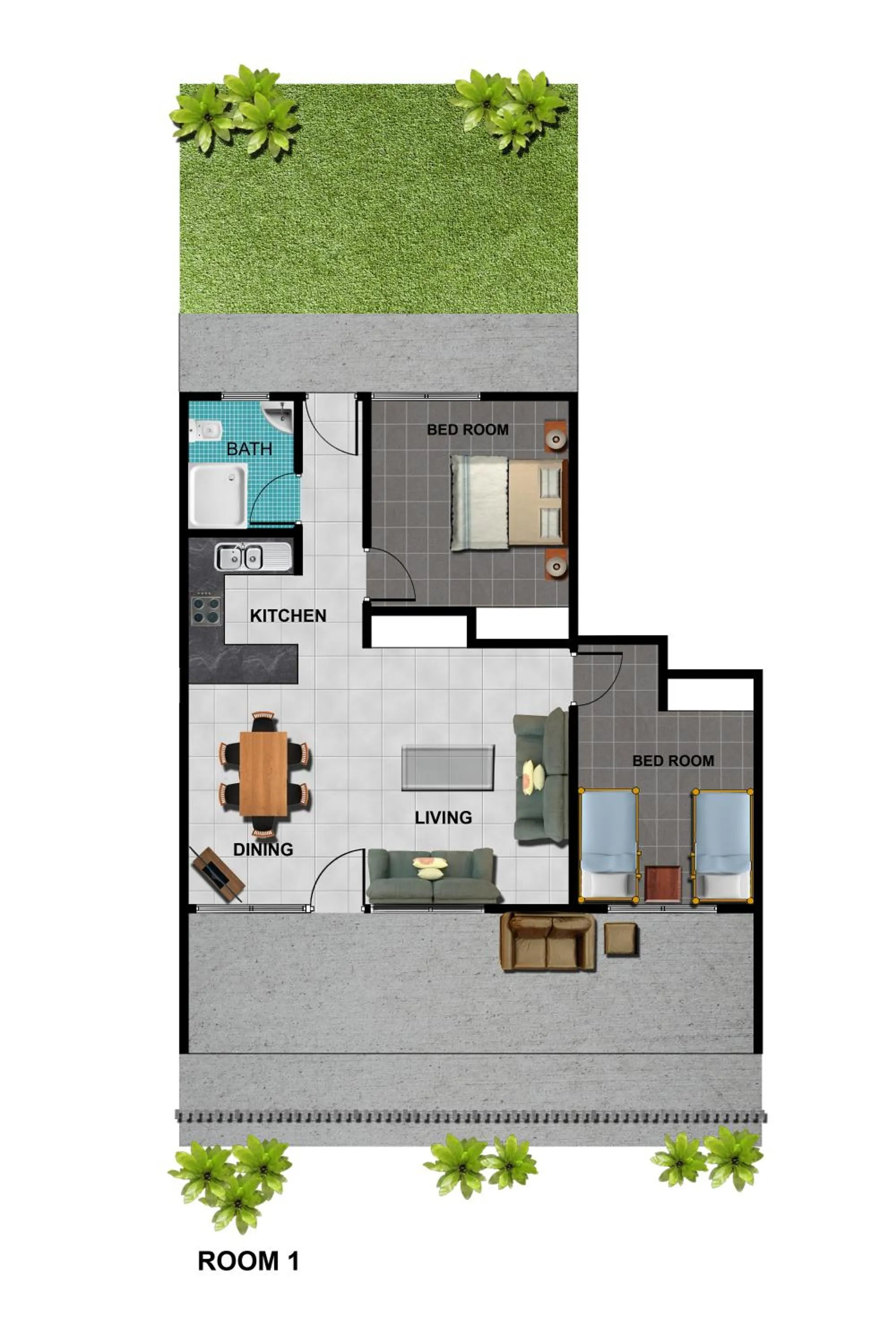 Bathroom in King Reef Resort