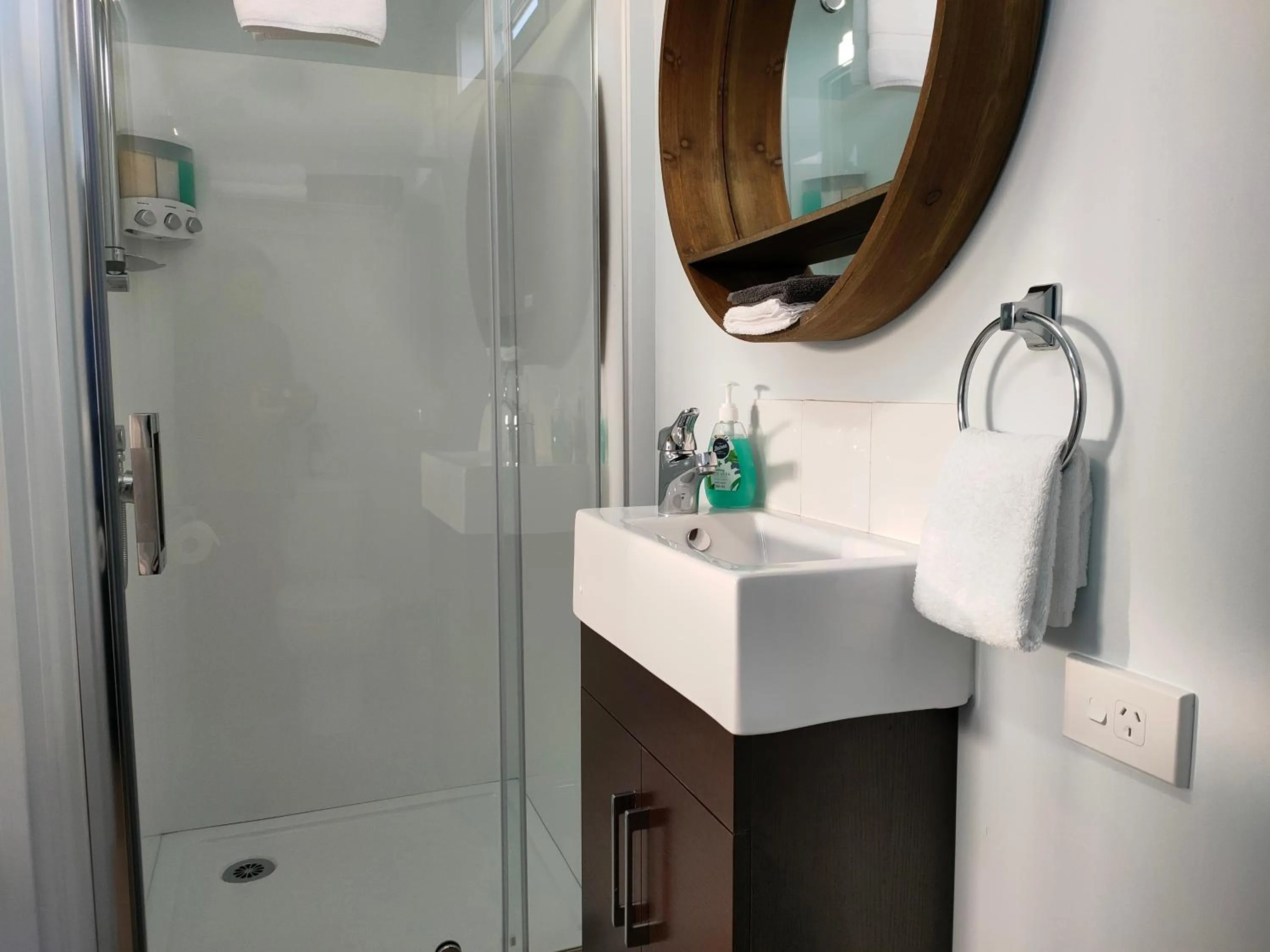 Shower in Tongariro Boutique B&B