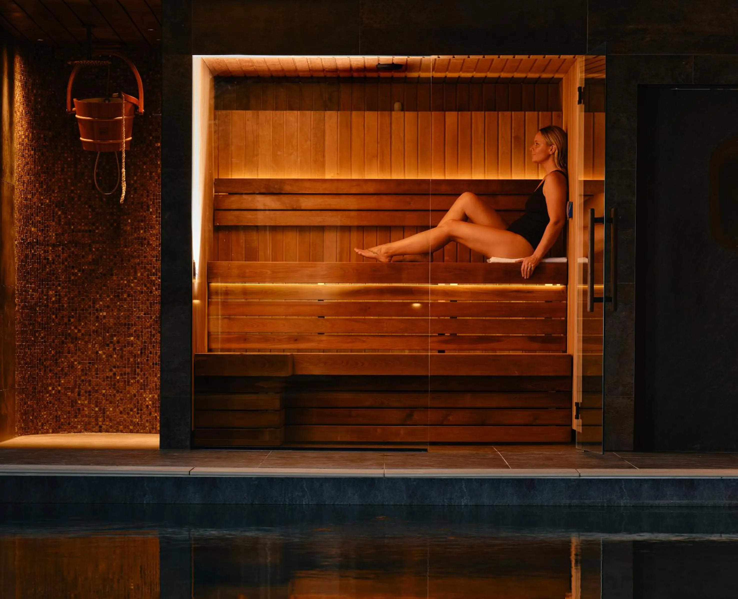 Sauna in Sandy Cove Hotel