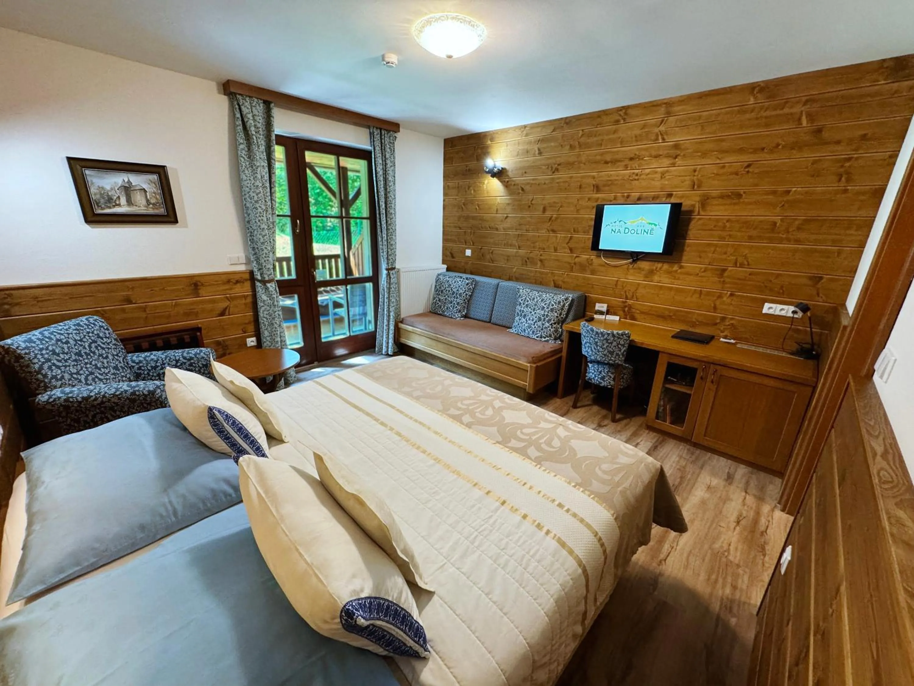 Bed in Hotel Na Dolině